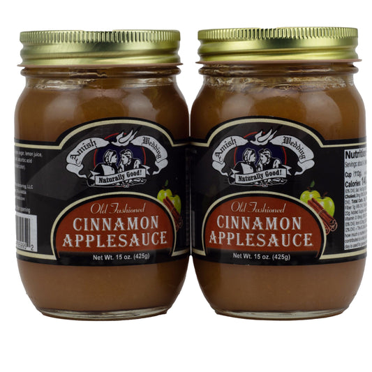 Amish Wedding Cinnamon Applesauce 15oz Pack of 2