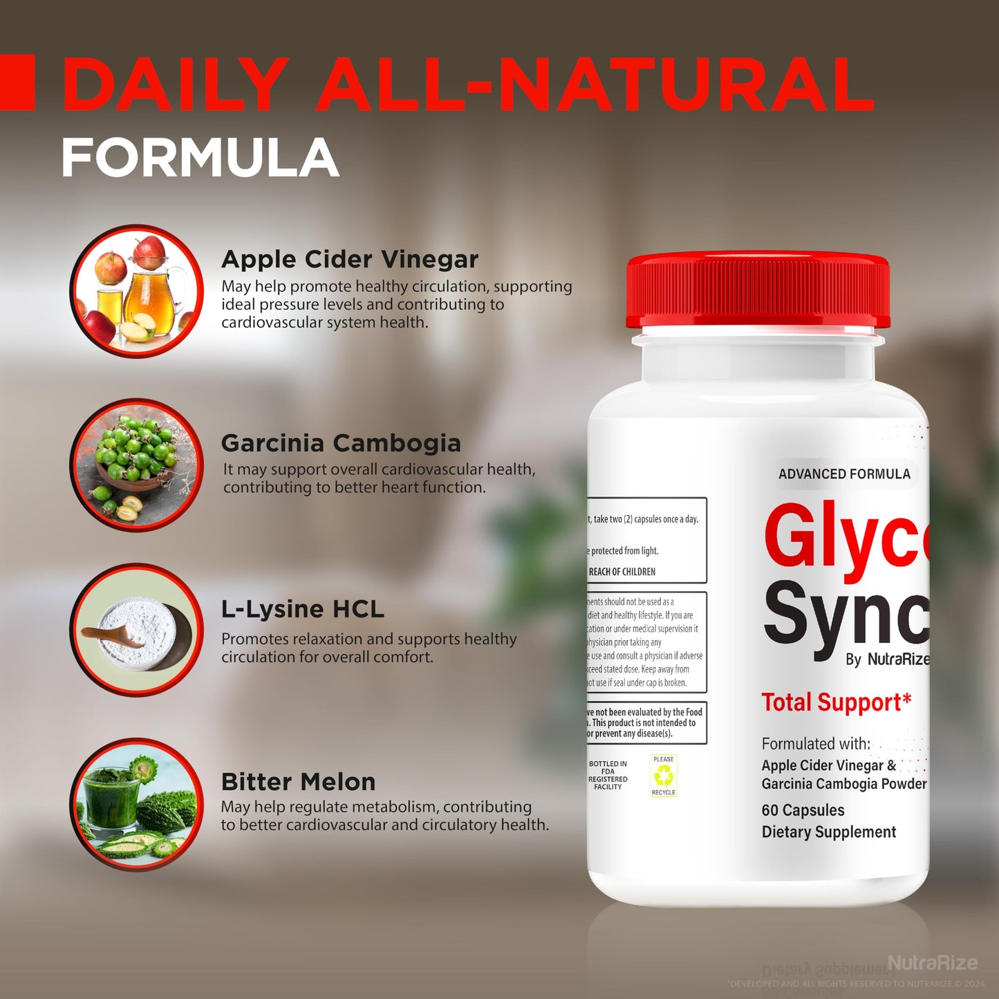 (2 Pack) Glyco Sync Pills, Official GlycoSync Glyco Optimizer Formula, All-Natural Ingredients to Support Stable Levels, Balance & Overall Health, Premium Glyco Sync Pastillas Review (120 Capsules)
