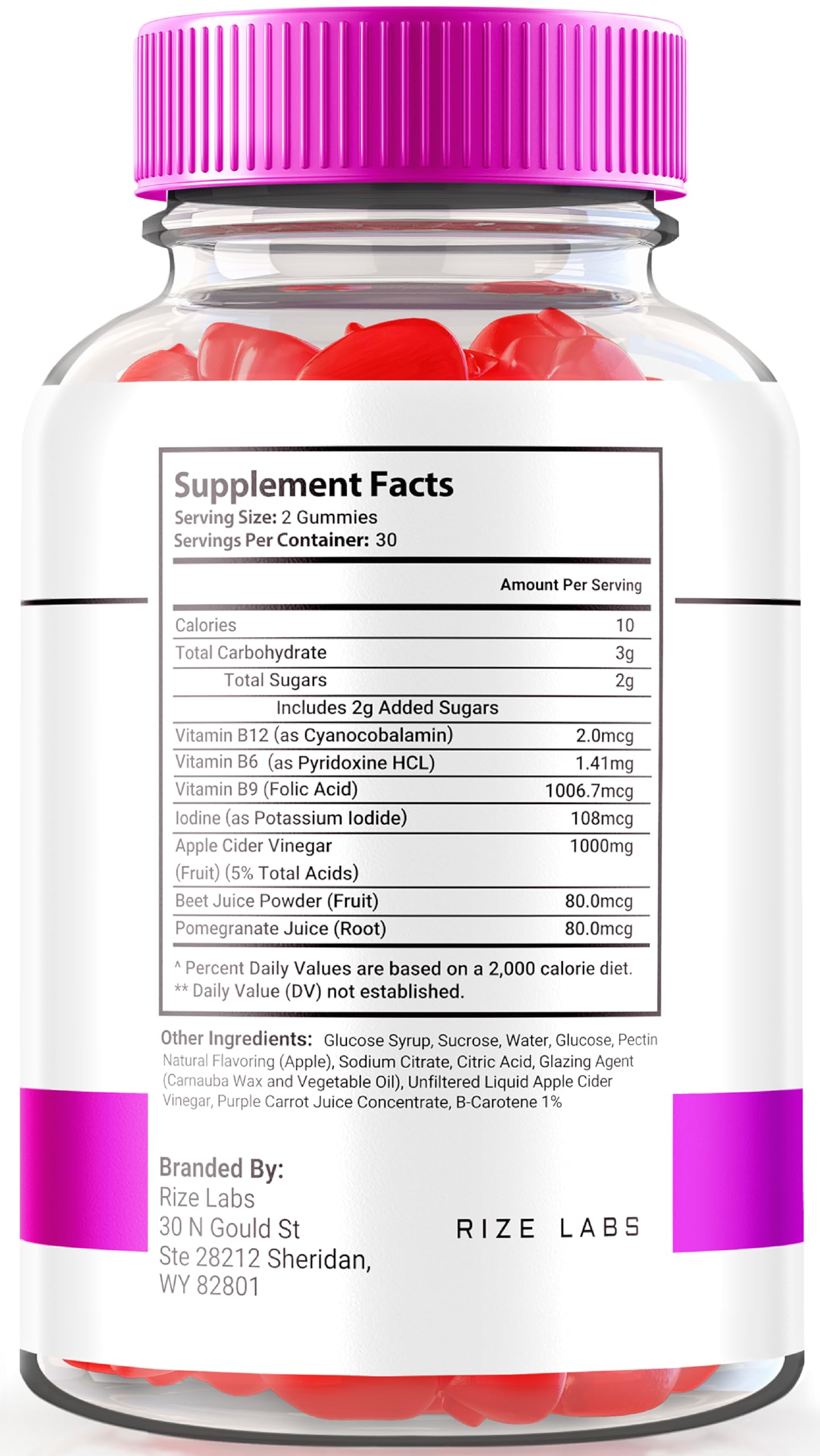 rize labs - Xtremefit Keto ACV Gummies for Advanced Weight Loss, Advanced Formula, Apple Cider Vinegar Supplement (120 Gummies)