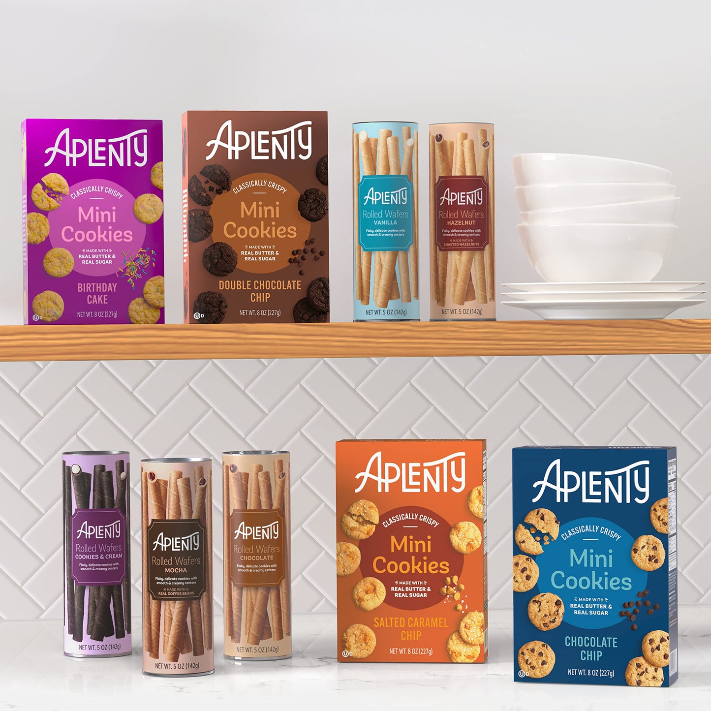 Amazon Brand Aplenty Chocolate Rolled Wafers 5 Oz