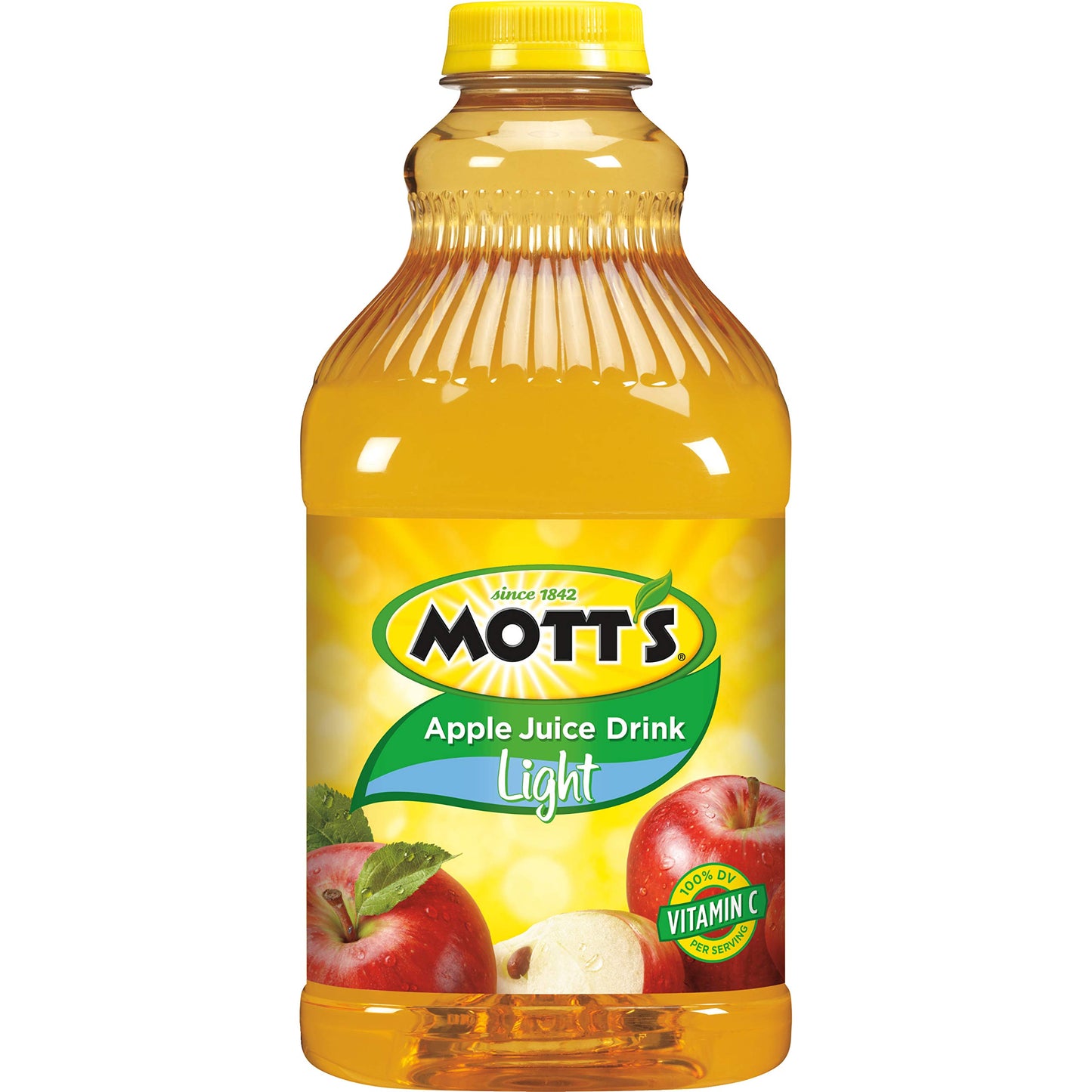 Motts Apple Light Juice Drink 64 Fl Oz Bottle Pack Of 8 42 Fruit Juice With 50 Fewer Calories Than 100 Apple Juice Excellent Source Of Vitamin C
