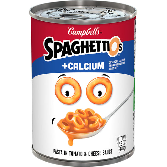 SpaghettiOs Original Canned Pasta Plus Calcium 158 oz Can
