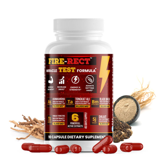 Best Testosterone Supplement for Men - Testosterone Booster for Men including a 6 in 1 Potent Extract Formula with Tongkat Ali, Black Maca, Ashwagandha Tribulus T & Shilajit - Endurance & Muscle Boost