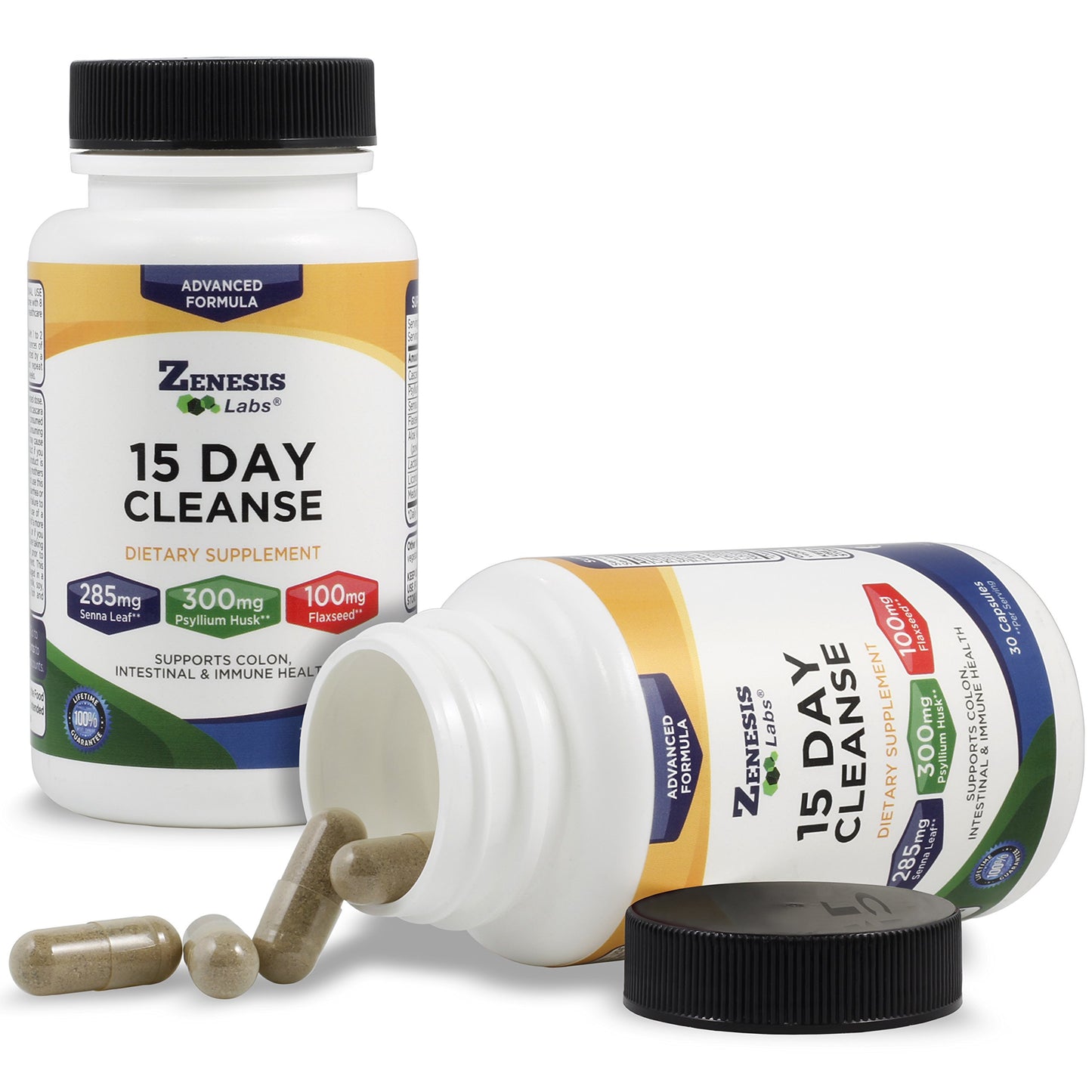 Zenesis Labs 15 Day Detox Cleanse - Natural, Gentle & Effective