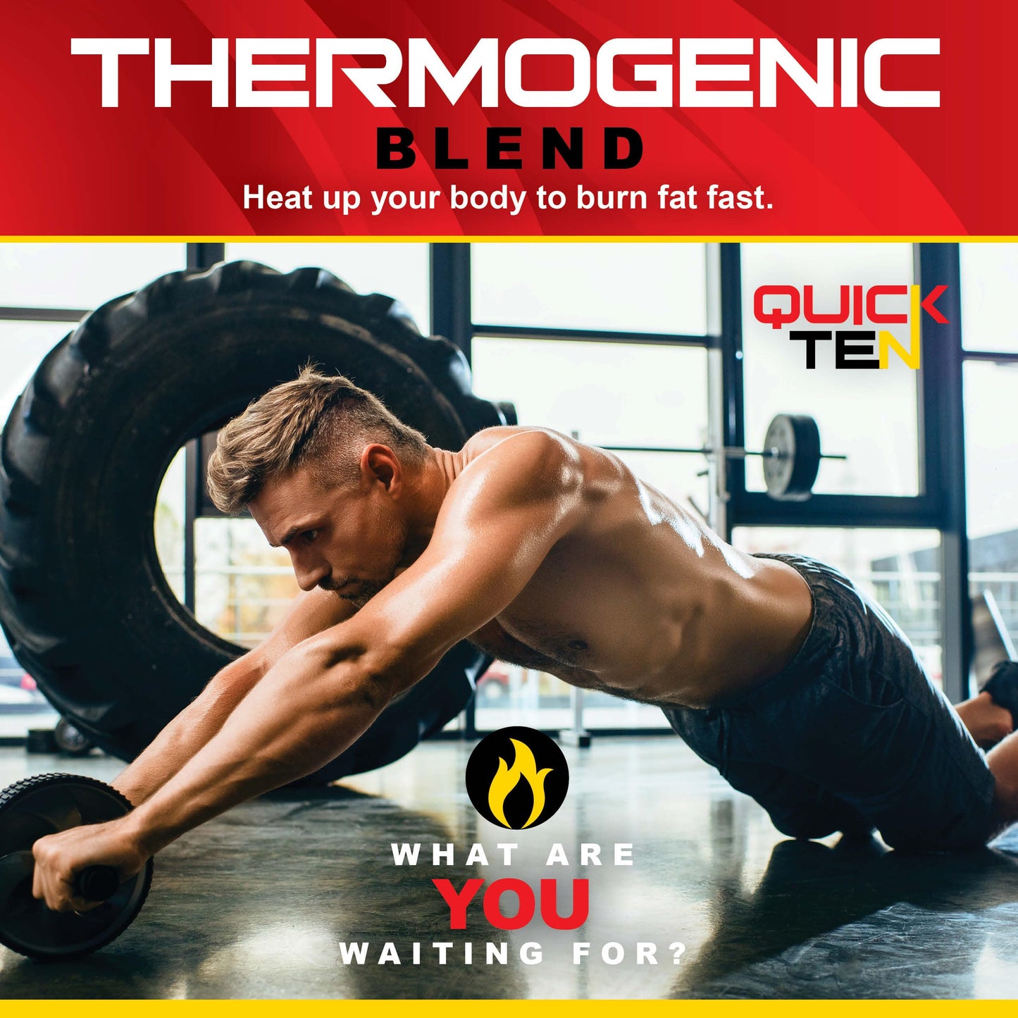 Quick Ten - Ultra Powerful Diet Pills for Women and Men - Natural Metabolism Booster, Appetite Suppressant - Thermogenic Fat Burner - Energy and Focus Blend - Best Performing Weight Loss Supplement