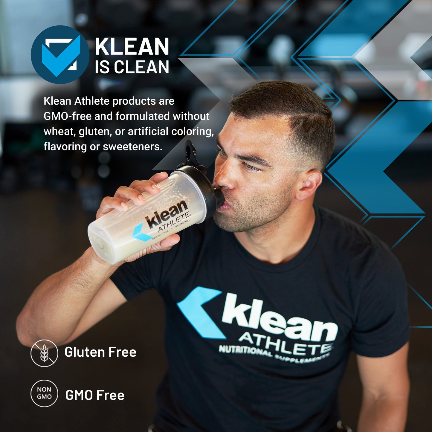 Klean ATHLETE | Klean Casein Protein | Designed to Help with Recovery and Reduce Muscle Breakdown.* | NSF Certified for Sport | 21.6 Ounces | Natural Vanilla Custard Flavor