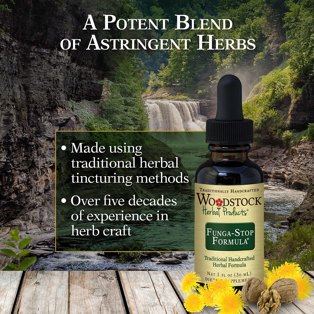 Woodstock Herbal Products Funga-Stop Formula, 1 FZ
