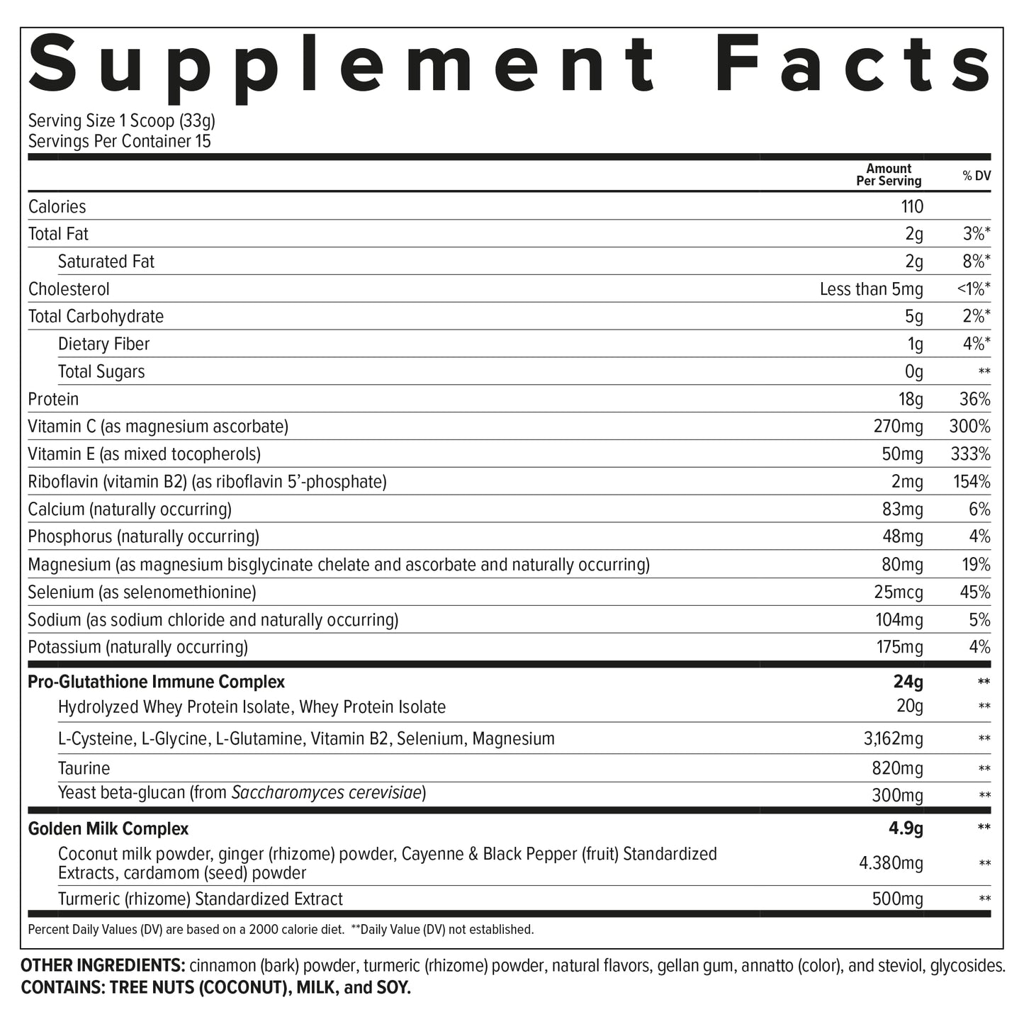Essential Nutrition - Immuno Whey - Hydrolyzed Whey Protein Powder, Whey Protein Isolate, 18g Protein Per Serving, Amino Acids, Glutathione Production - Turmeric Extract - Golden Milk - 17.4oz