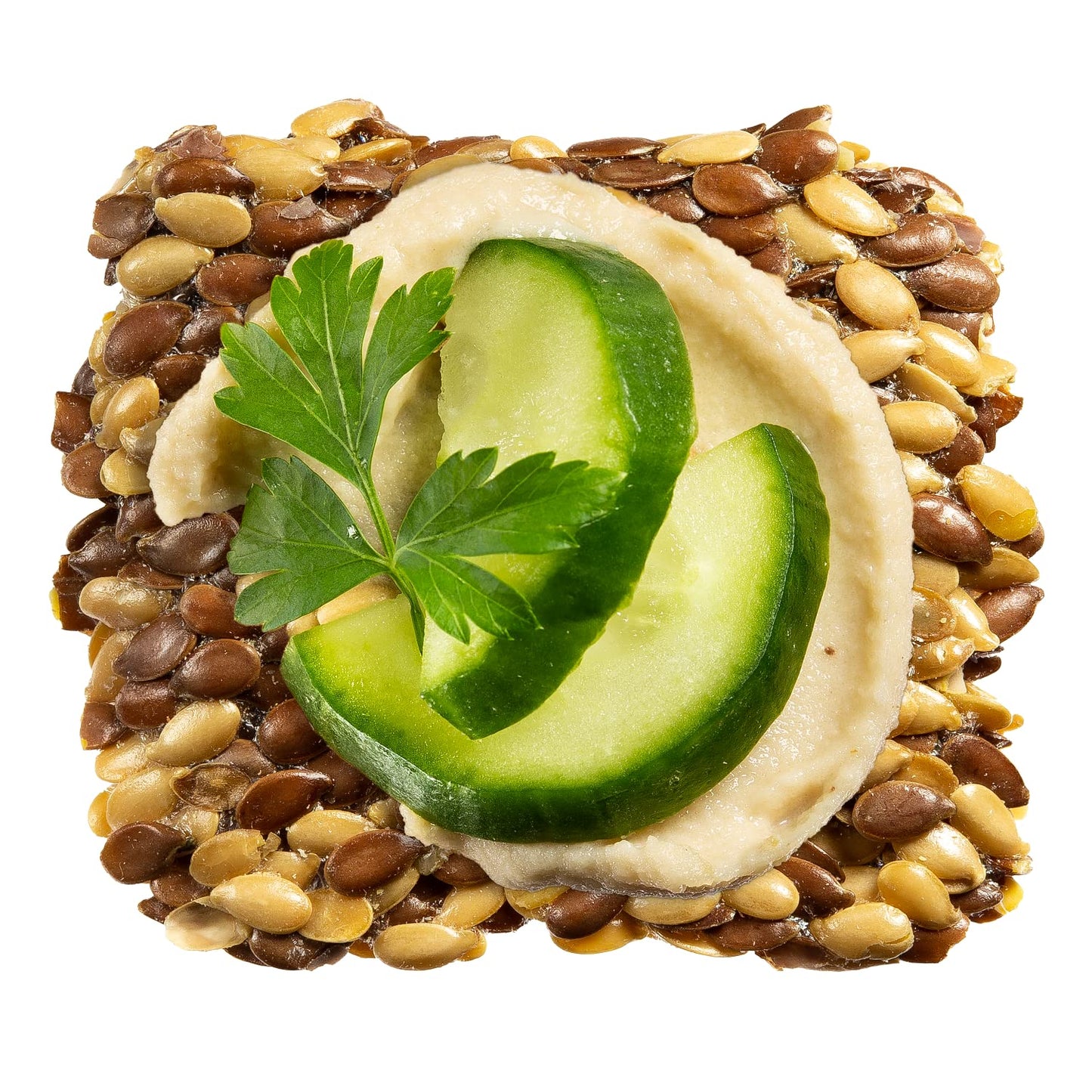 Flackers Organic Sea Salt Flaxseed Crackers Gluten Free Non GMO Vegan Keto Snack 9g Fiber 1g Net Carb 5 Ounce 4Pack