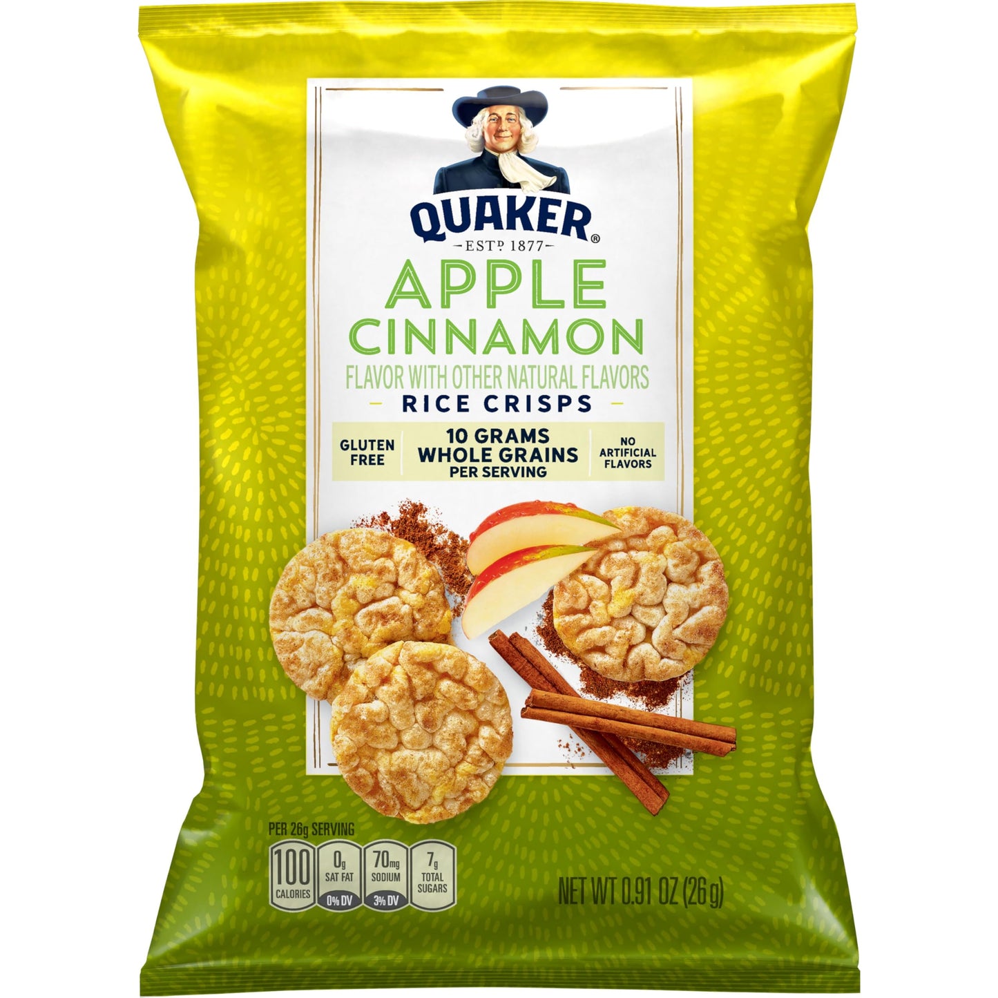 Quaker Rice Crisps 4 Flavor Sweet and Savory Variety Mix 15 count