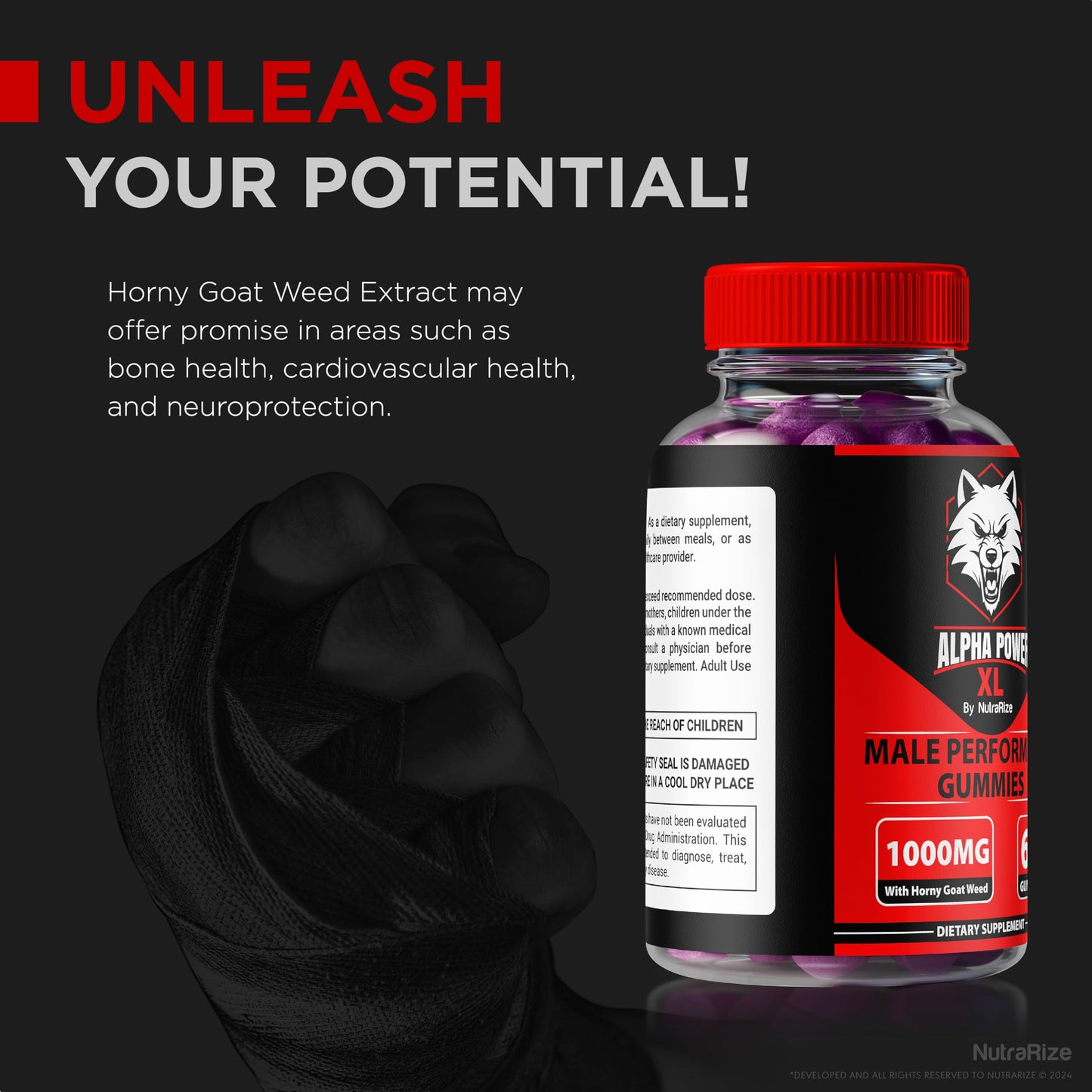 Alpha Power XL Gummies, Official Alpha Power XL, Premium Formula for Men, All-Natural Male Gummy to Support Peak Performance and Endurance, AlphaPower XL ME Gomitas, Reviews (60 Gummies)