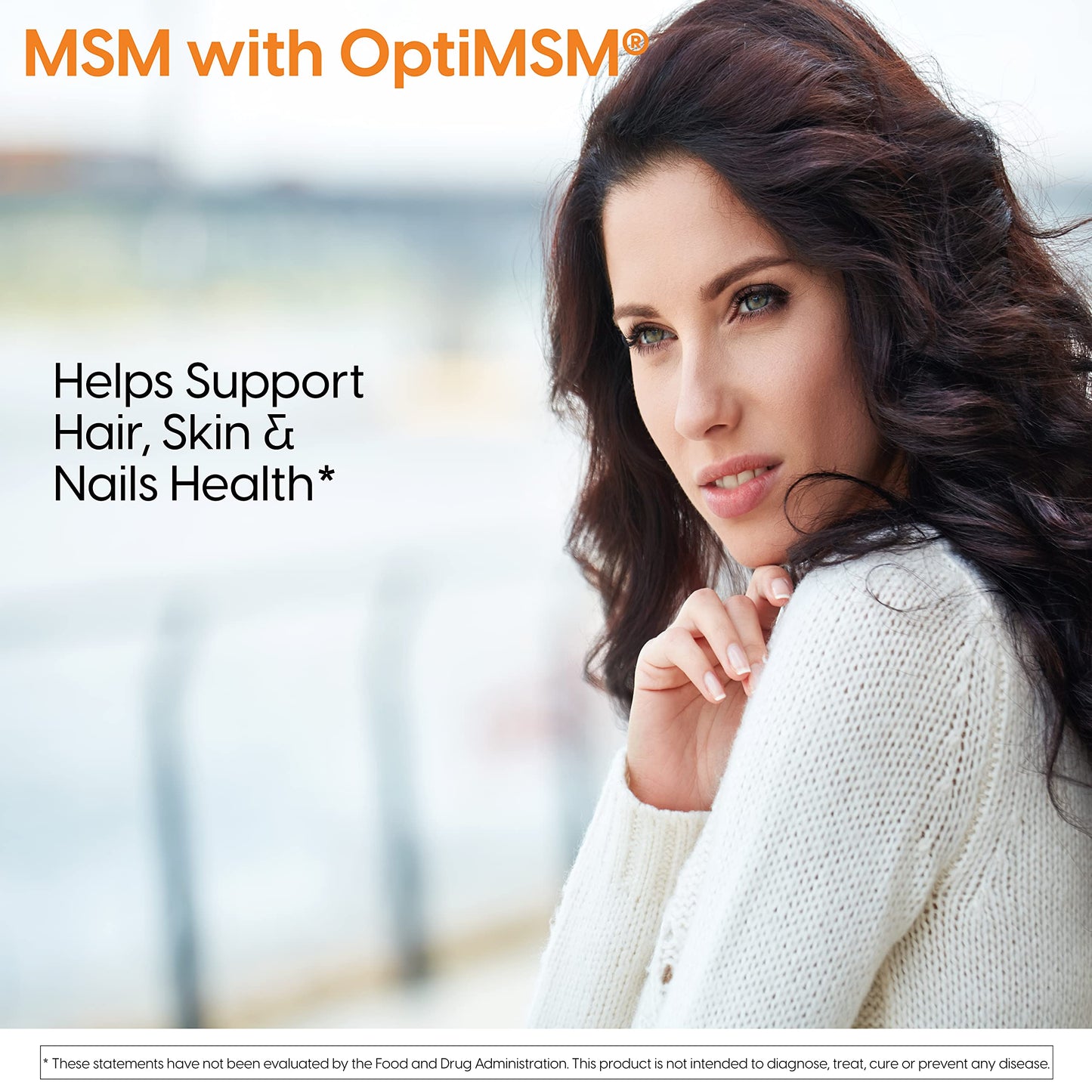 Doctors Best MSM, Supports Hair, Skin, Nails, & Joints, Non-GMO, Gluten Free, Vegan 120 Tablets
