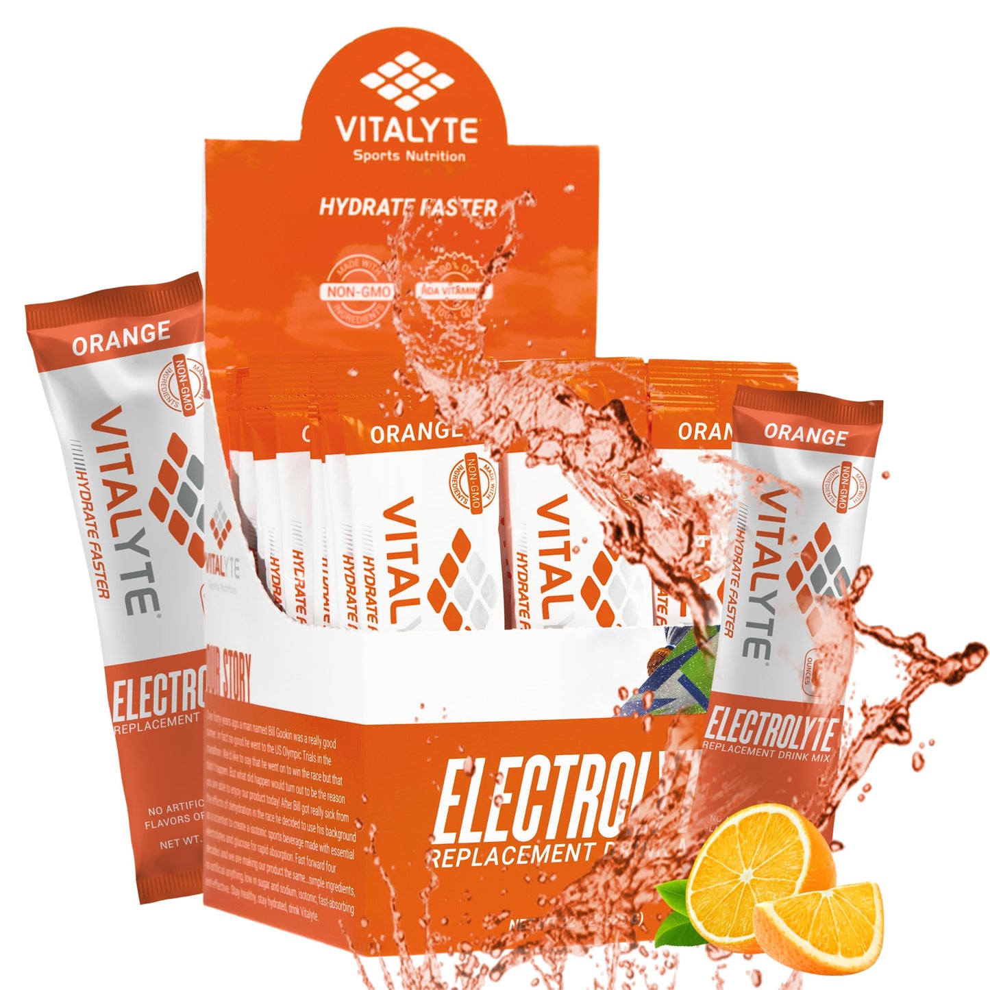 Vitalyte Electrolytes Packets Isotonic Sports Drink | Electrolytes Powder Packets Sports Nutrition Electrolyte Replacement Drinks Dehydration Relief Packets