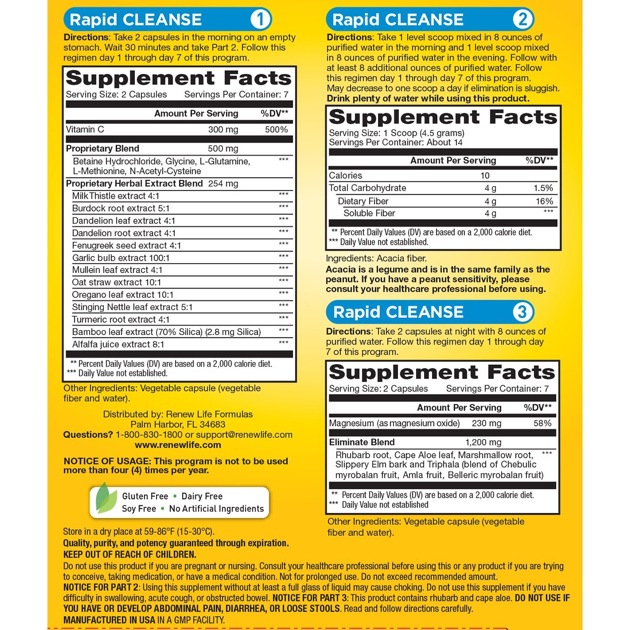 Renew Life Rapid Cleanse 7 Day Program