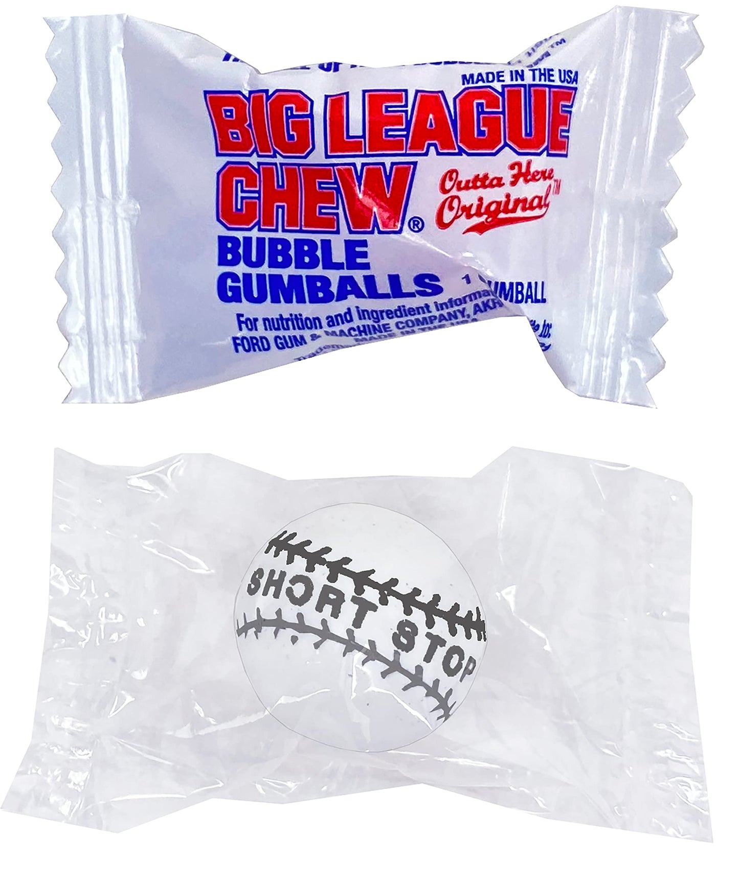 Crait Baseball Gum Variety Pack Baseball Candy Homerun Bubble Gum Baseball Bubble Gum 70 Pieces of Individually Wrapped Gum for Baseball Games Baseball Party Candy Bulk baseball Gumballs Bundle