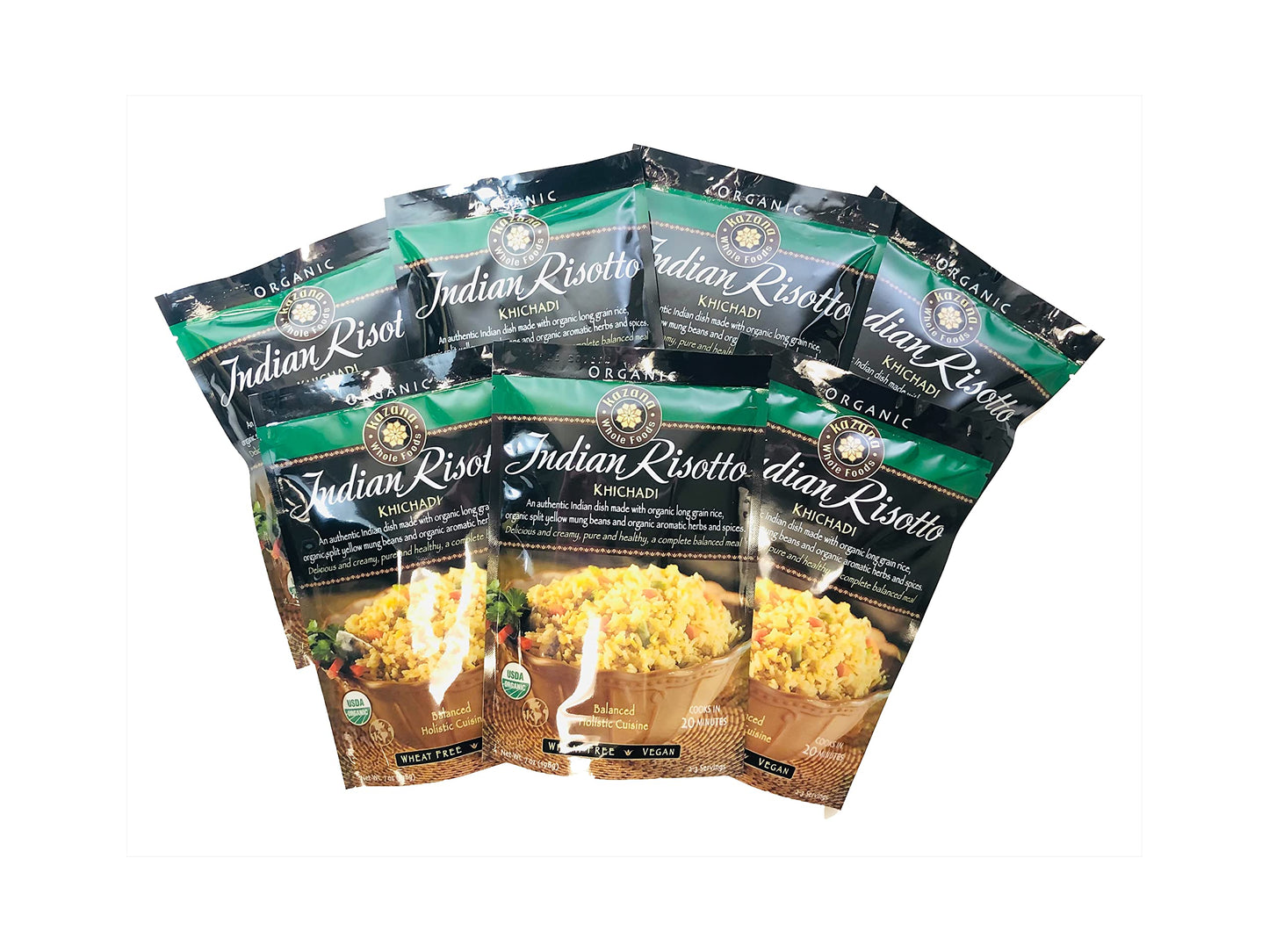 Kazana Whole Foods & AyurBest 'Satvik' Ayurvedic Cleanse Kit, USDA Certified Organic, Komal Herbals