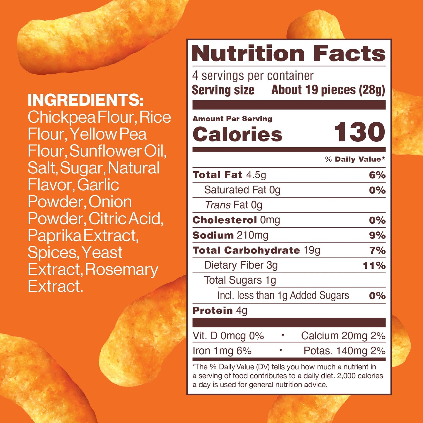 Hippeas Chickpea Puffs Variety Pack Vegan White Cheddar Nacho BBQ 4 Ounce Pack of 6 4g Protein 3g Fiber Vegan GlutenFree Crunchy Plant Protein Snacks