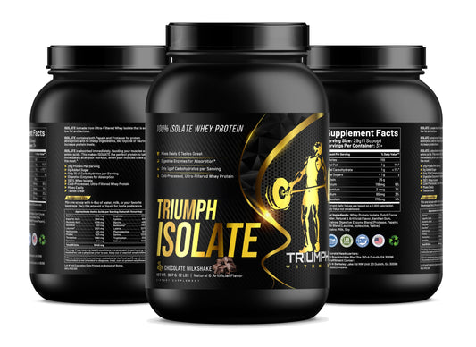 TRIUMPH VITAMIN 2lb 100% Whey Isolate Chocolate - 31 serv.