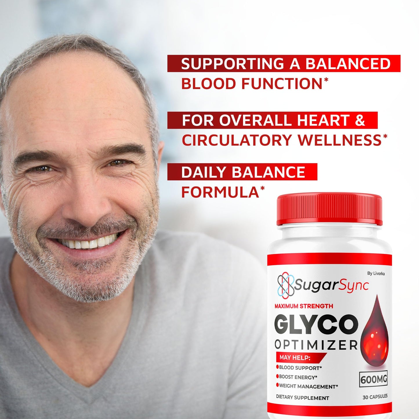 LIVORKA (2 Pack) Sugar Sync Glyco Optimizer, Sugar Sync Glyco, SugarSync, SugarSync Glyco Optimizer, SugarSync Glyco, Sugar Sync Glyco Optimiser, Sugar Sync Glyco Optimizer Reviews, 60 Capsules