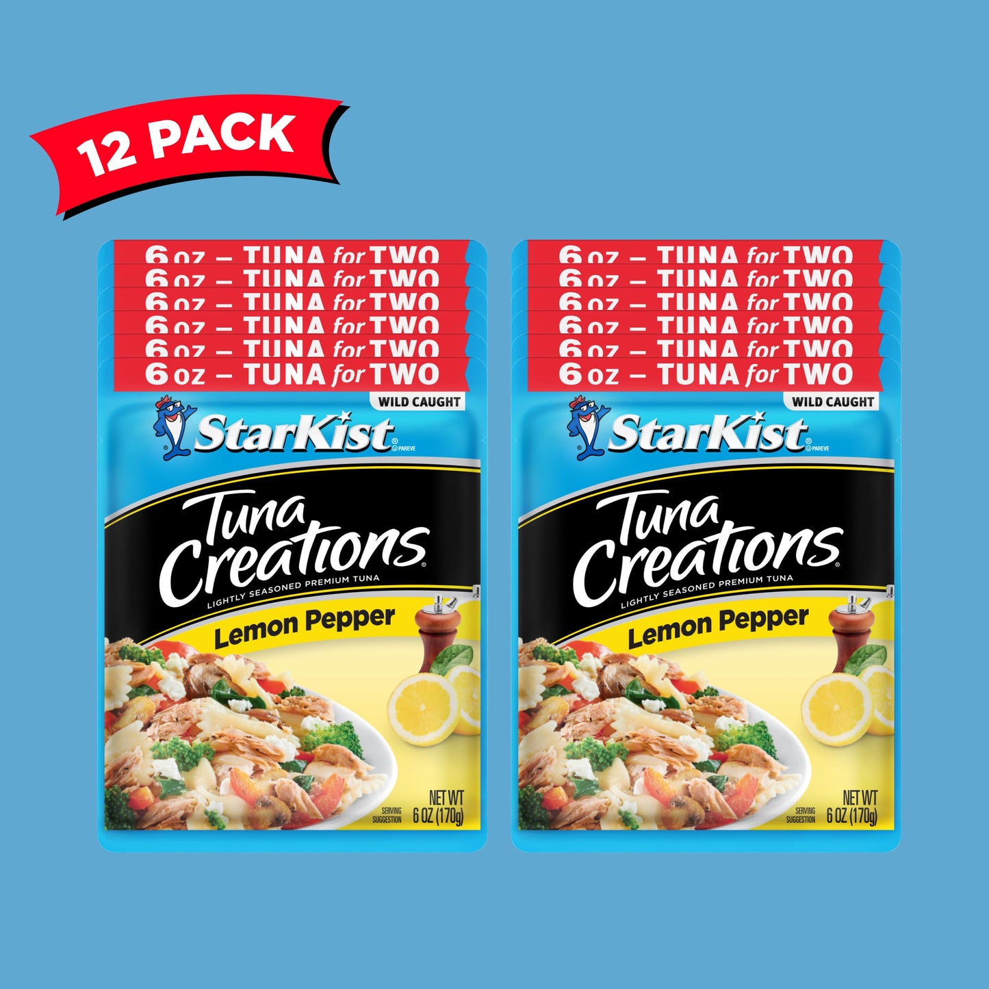 StarKist Tuna Creations Lemon Pepper 60 oz Pouch Pack of 12