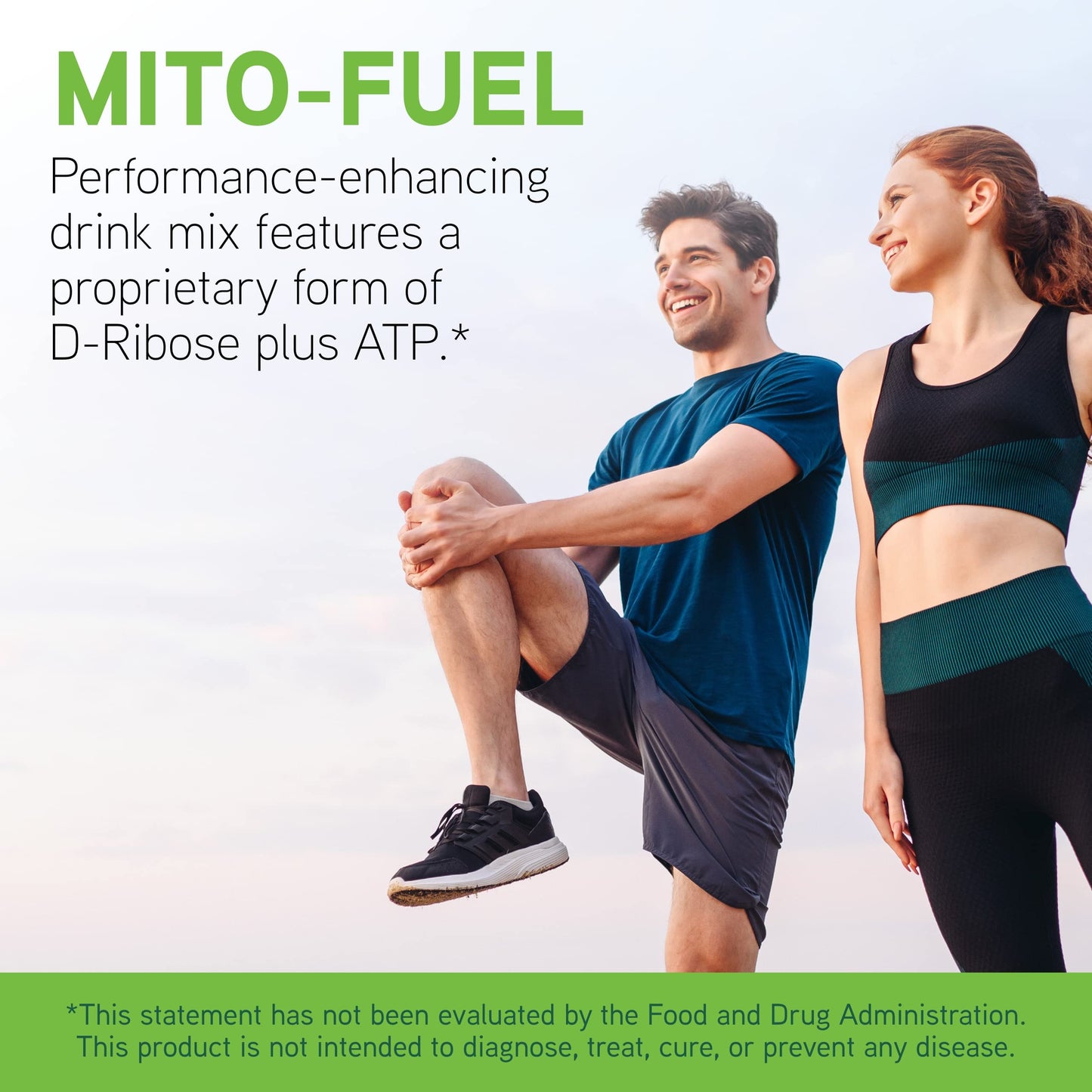 DAVINCI Labs Mito-Fuel with D-Ribose - Helps to Support Muscle Recovery & Energy Levels with D-Ribose, CoQ10, L-Carnitine & More - 300 Grams (30 Servings)