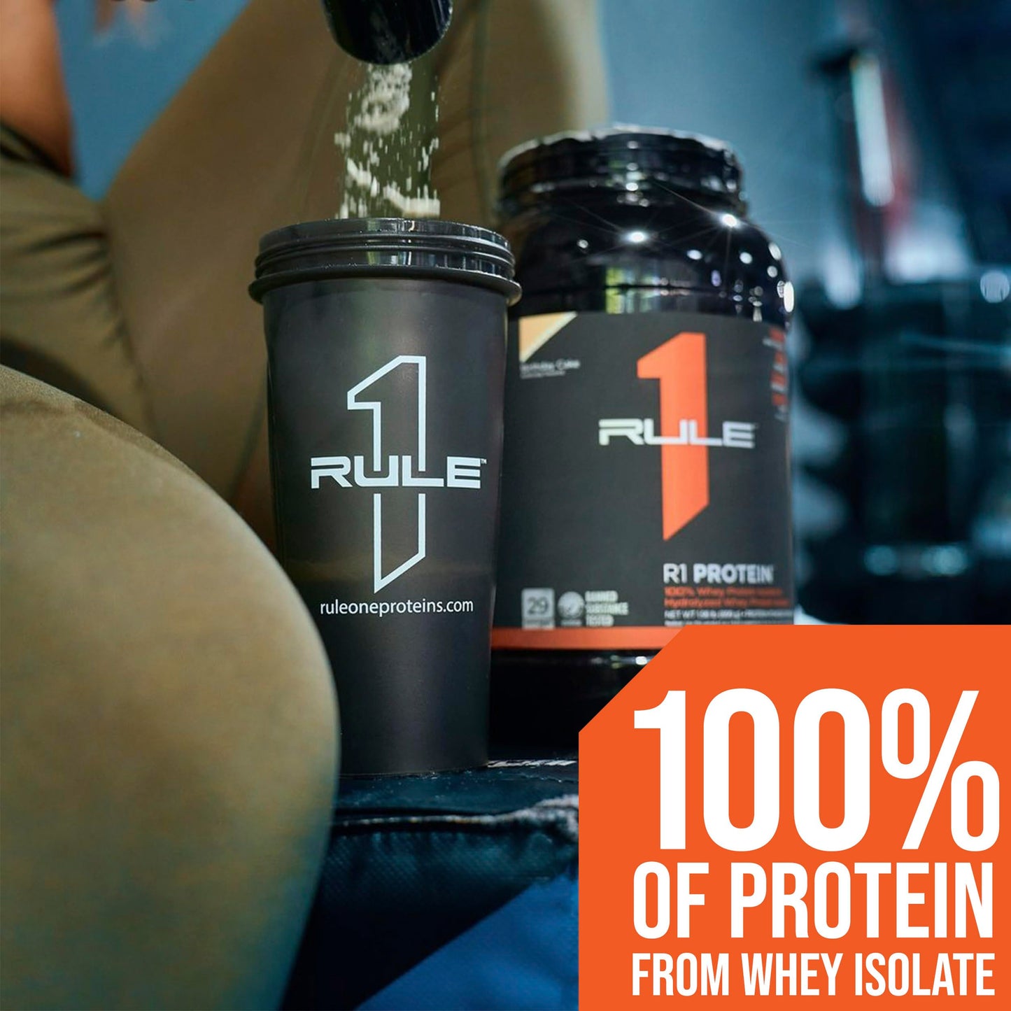 Rule One Proteins R1 Protein - 25g Fast-Acting, Super-Pure 100% Isolate and Hydrolysate Protein Powder with 6g BCAAs (5 Pounds*, Mint Chocolate Chip)