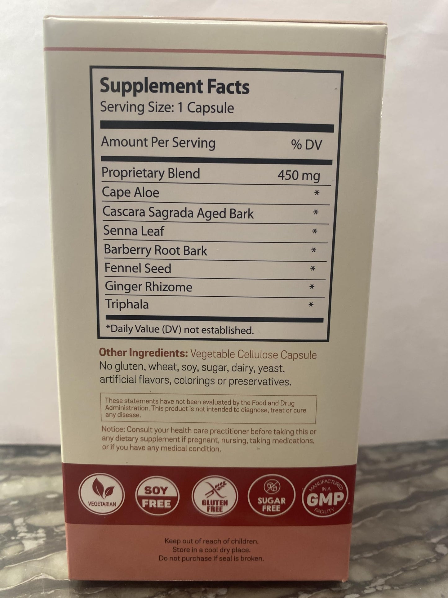 Natures's cue Constipation Care 2, Colon Cleanser Dietary Supplement Kosher for Passover 250 Capsules
