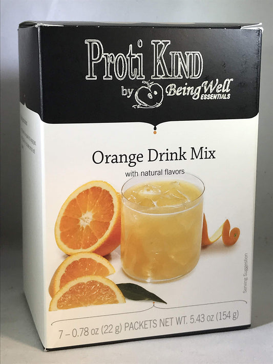 Proti Kind Orange Drink Mix - 7 Servings - 15 g Protein per Serving