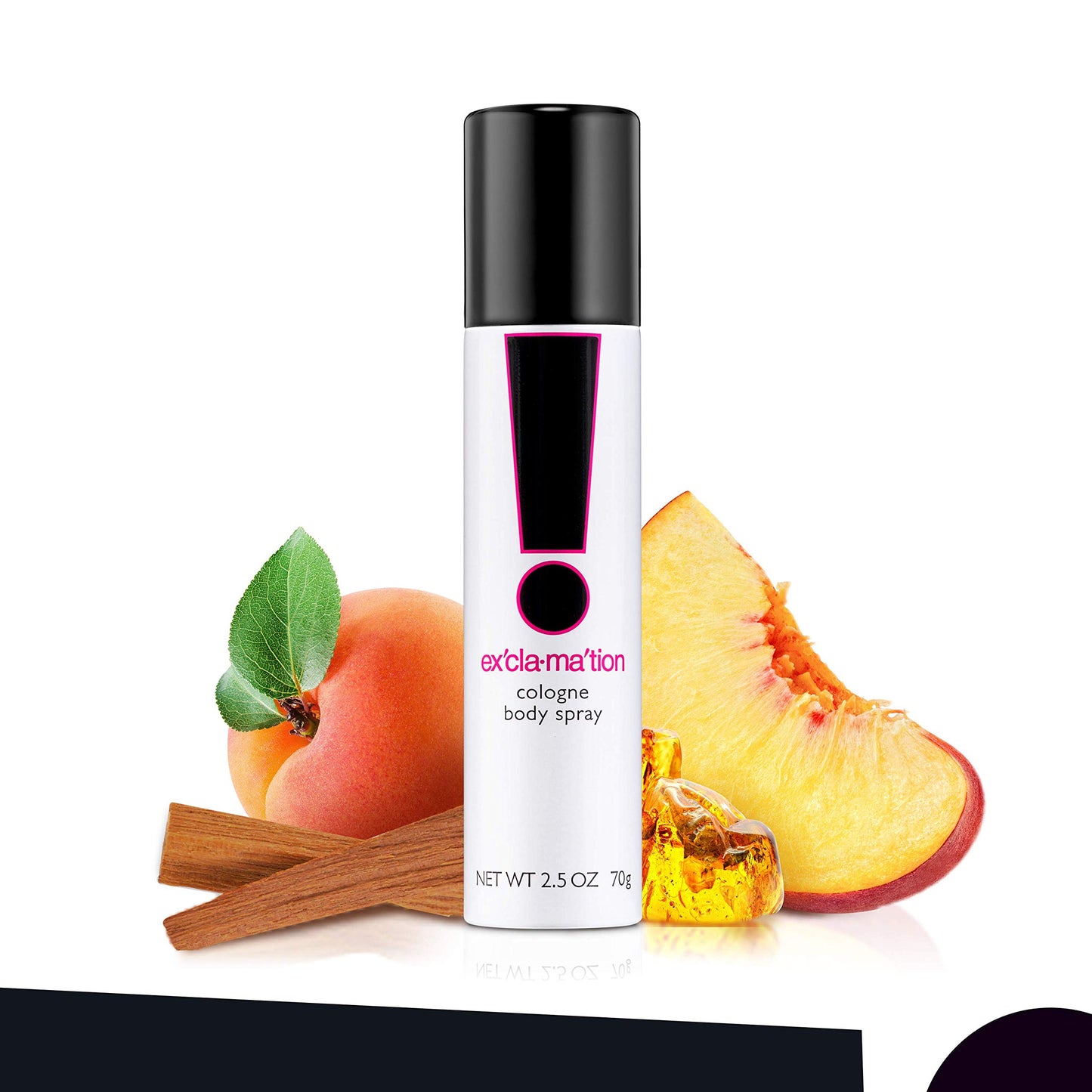 Exclamation Cologne Spray, Vegan Formula, Body Spray, Floral Scent, Spicy Kick, 2.5 Fl Oz (Pack of 1)