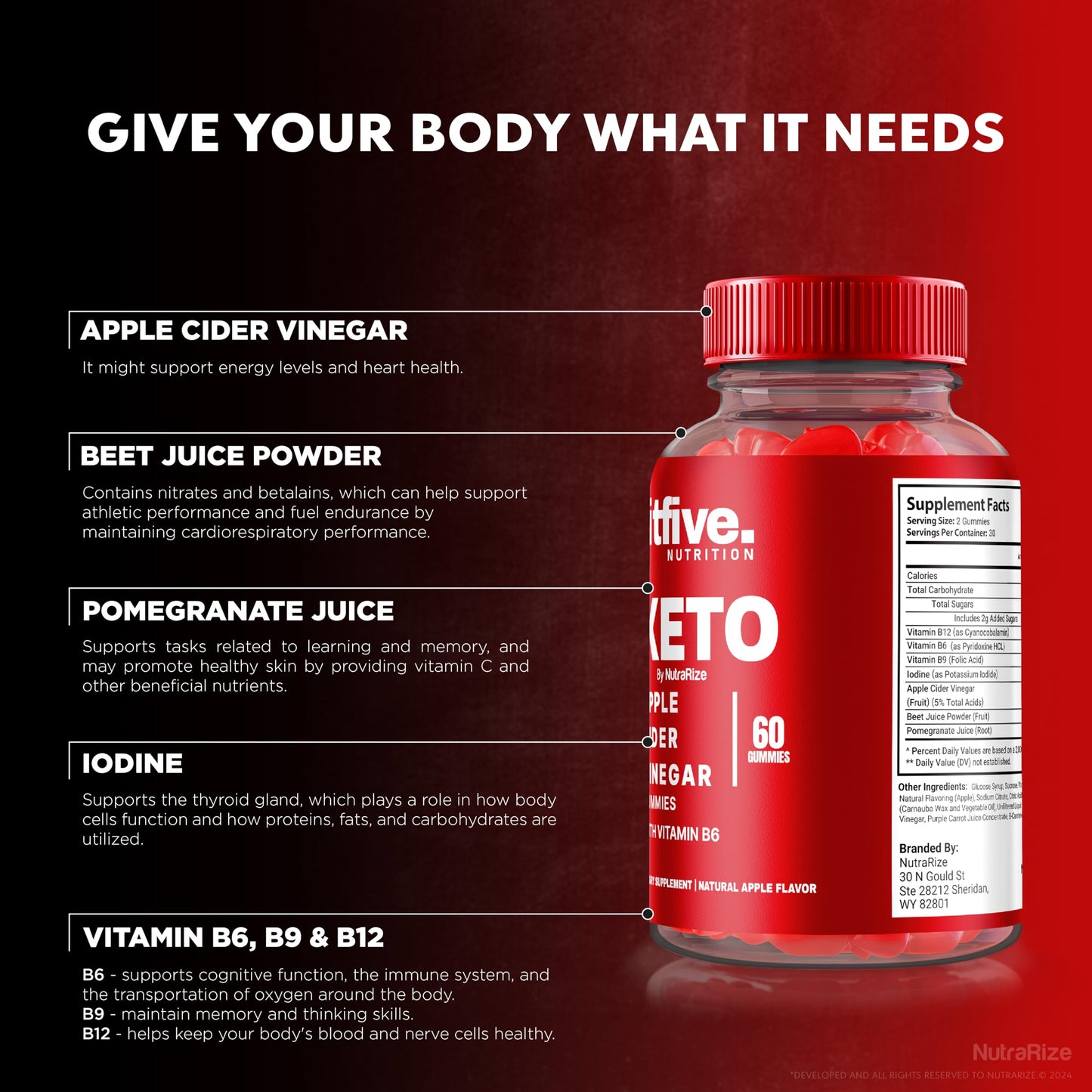 (2 Pack) FitFive Nutrition Keto ACV Gummies, Official Fit Five Nutrition Keto Gummies, Apple Cider Vinegar Supplement, All Natural Keto+ACV Gummy, Keto Plus ACV, Fit5 Nutrition Review (120 Gummies)