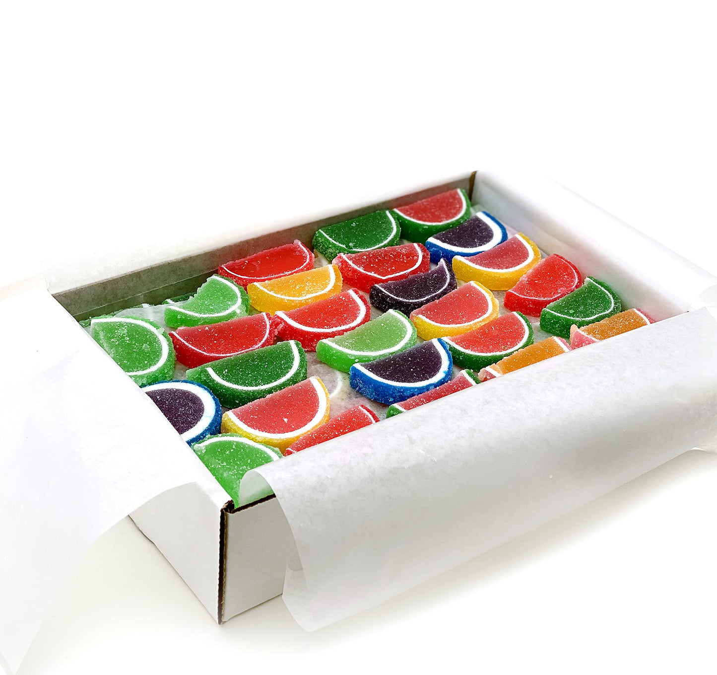 Fruit Slices Jelly Candy Assorted Flavors  5 Pound Box 160 Count