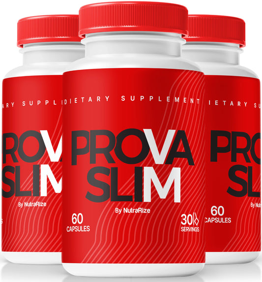 (3 Pack) Provaslim Capsules, Official Provaslim Powder in Pill Form, All-Natural Ingredients to Support Weight Loss, Premium Formula for Health and Fitness, Prova Slim Pastillas Review (180 Capsules)