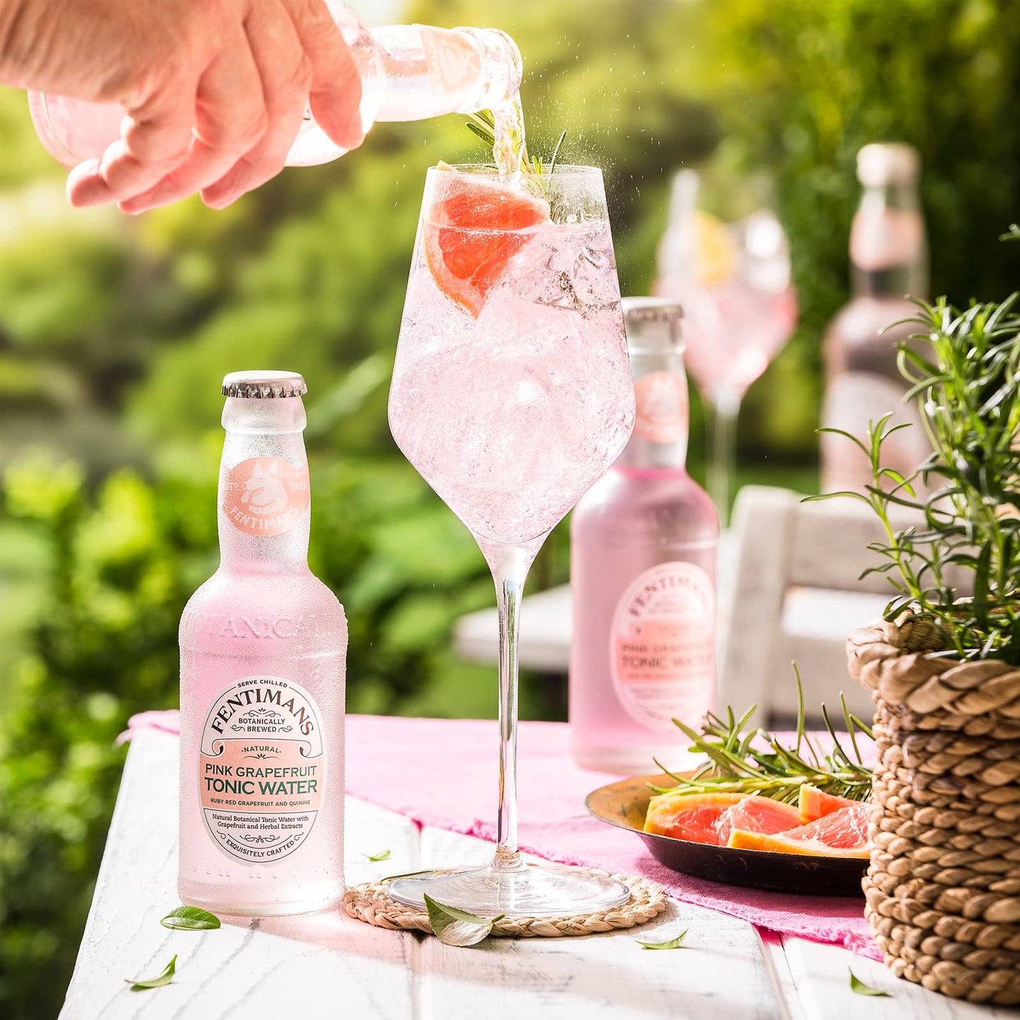 Fentimans Sparkling Pink Grapefruit Tonic Water  Grapefruit Sparkling Water Craft Soda Mixer All Natural Ingredients Botanically Brewed  67 Fl Oz Pack of 12