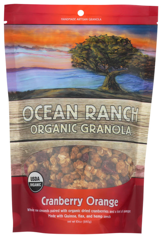 OCEAN RANCH ORGANICS Organic Cranberry Orange Granola 10 OZ