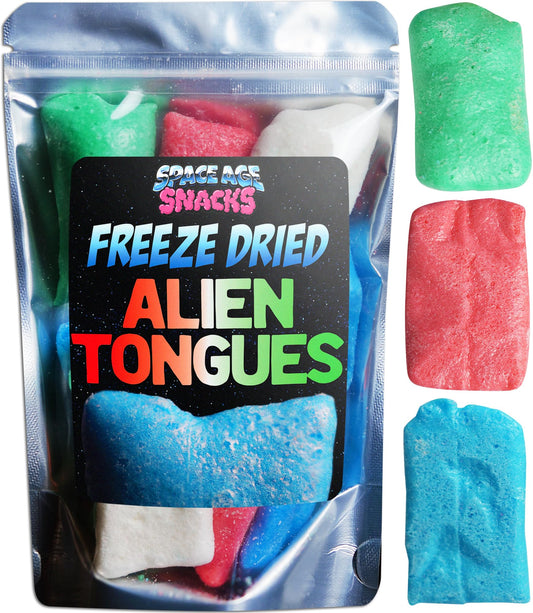 Premium Freeze Dried Alien Tongues Candy  Crunchy Freeze Dried Candy Shipped in Box for Extra Protection  Freeze Dry Candy Dry Freeze Candy for All Ages 4 Ounce