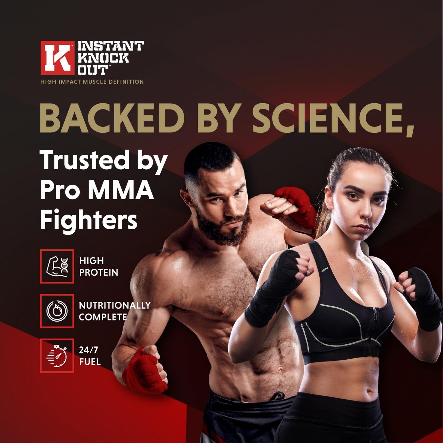Instant Knockout Complete Shred - Meal Replacement Shake - Vanilla - High-Protein, Vitamin-Enriched, Nutritionally Complete - 14 Servings
