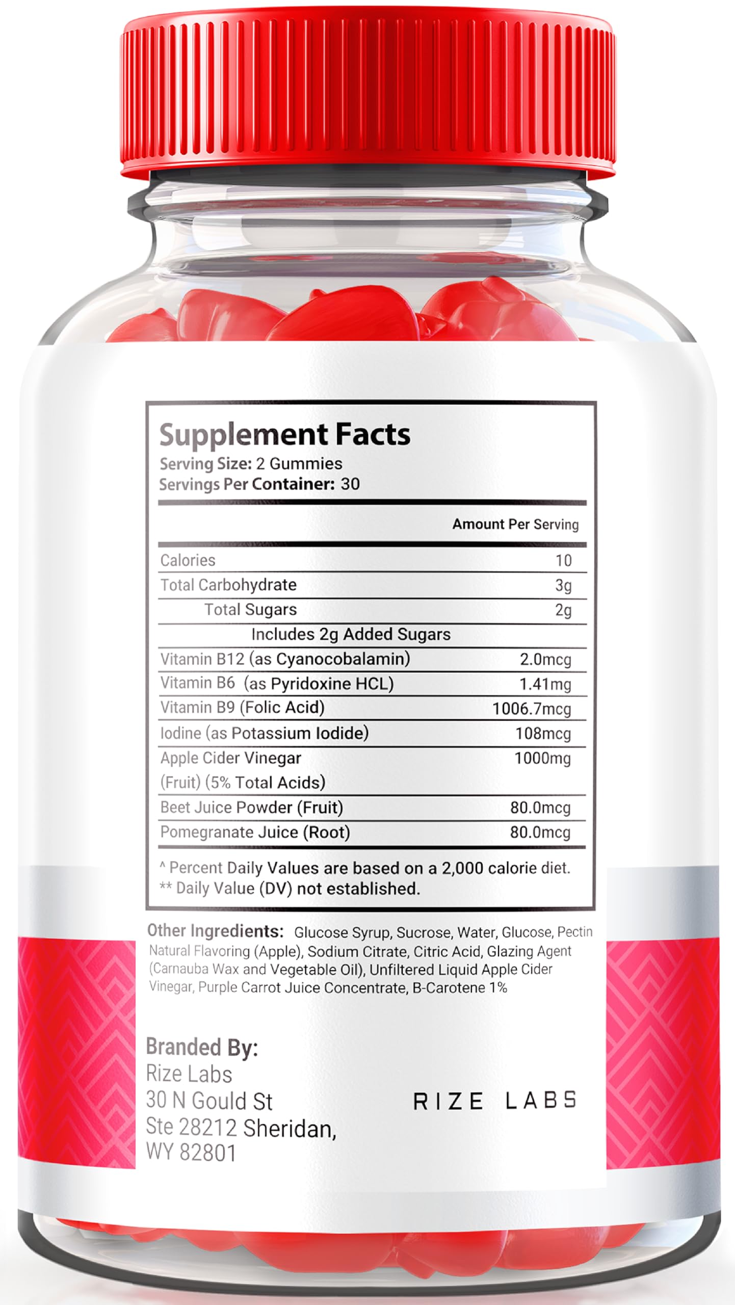 rize labs (Pack of 3 Keto Chews ACV Gummies for Advanced Weight Loss 525 mg, Premium Keto+ACV Supplement, All Natural Apple Cider Vinegar, Official Keto Plus ACV Reviews (180 Gummies)