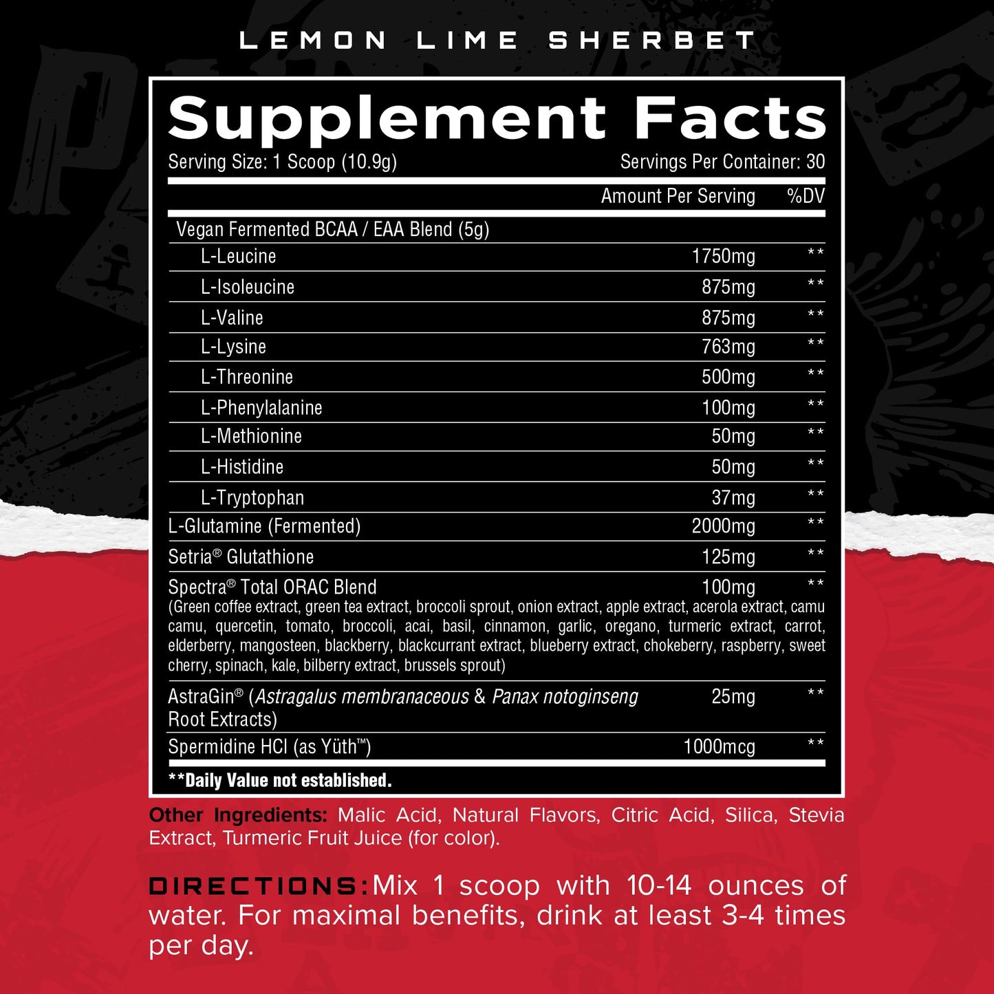 Unmatched Longevity EAA Essential Amino Acids | Muscle Build & Recovery | Performance & Health-Span Benefits | Natural Flavors & Sweeteners | 30 Servings (Lemon Lime Sherbet)