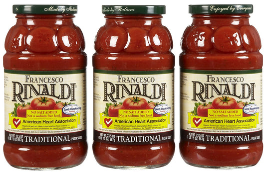 Francesco Rinaldi Traditional Pasta Sauce No Salt Added146 Pound Pack of 3