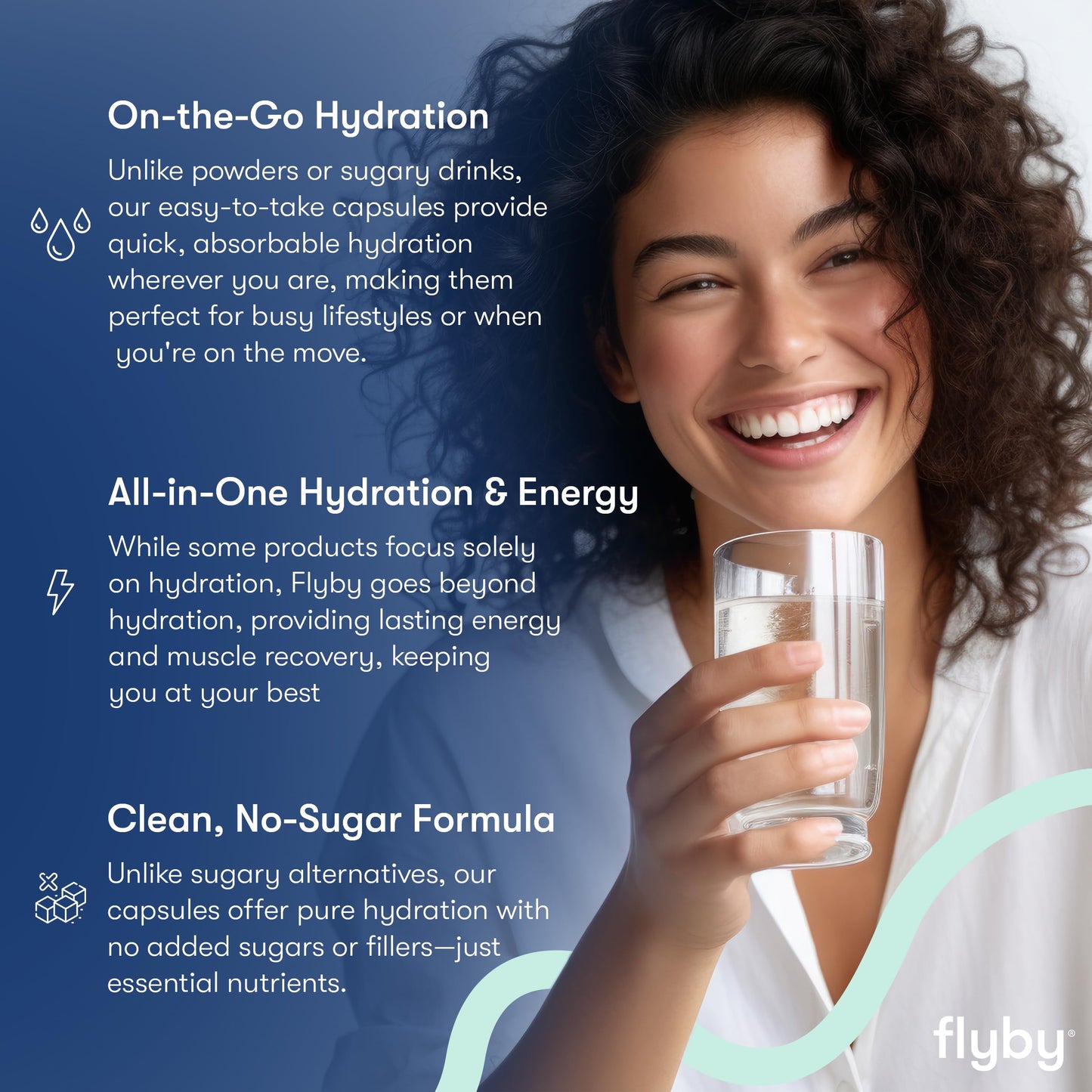 Flyby Electrolyte Capsule - Contains Sodium, Potassium, Vitamin D3, B Vitamins, Copper and Manganese | Electrolytes Recovery | Non-GMO | No Added Sugar - 60 Count