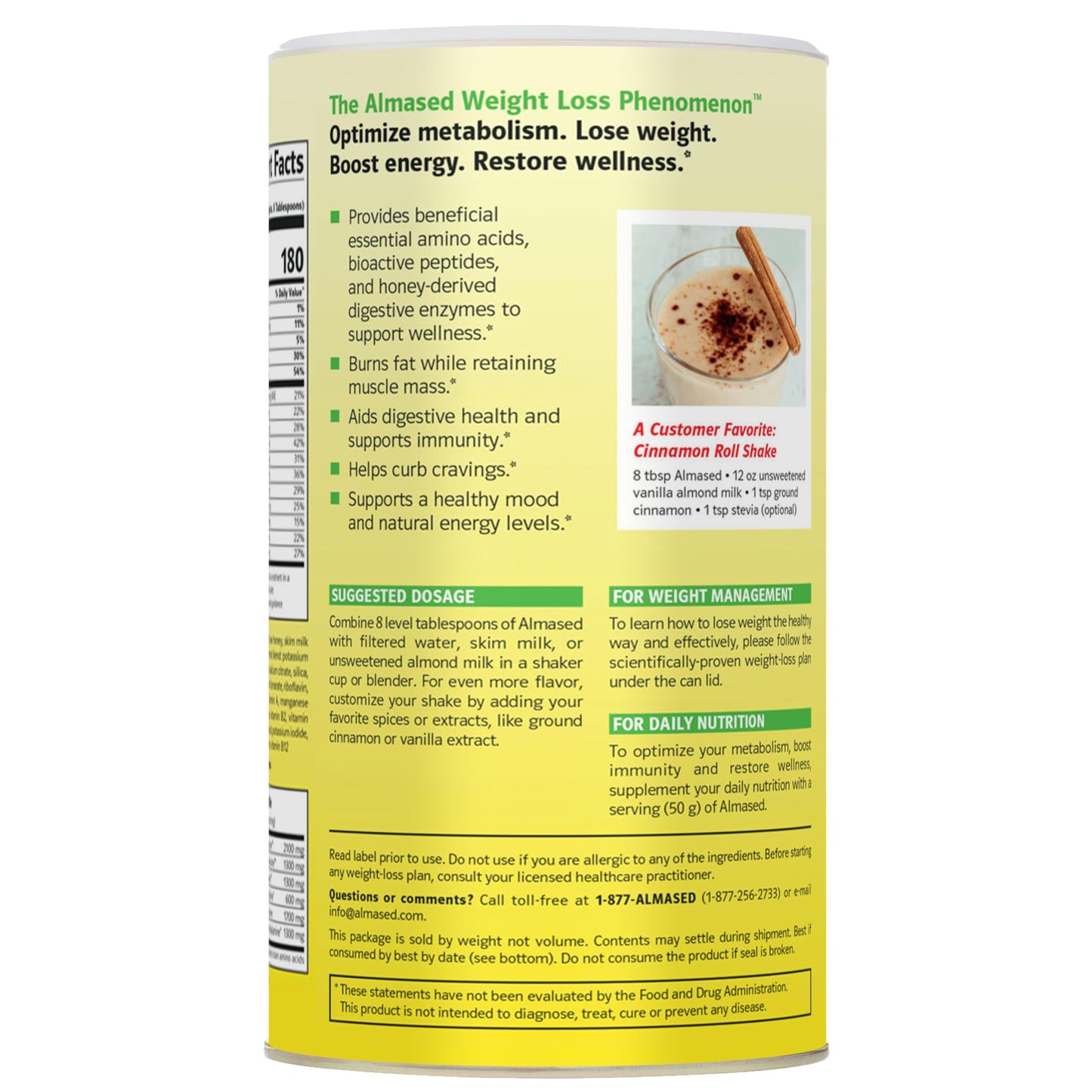 Almased Multi Protein Powder Supports Weight Loss (Pack of 2)