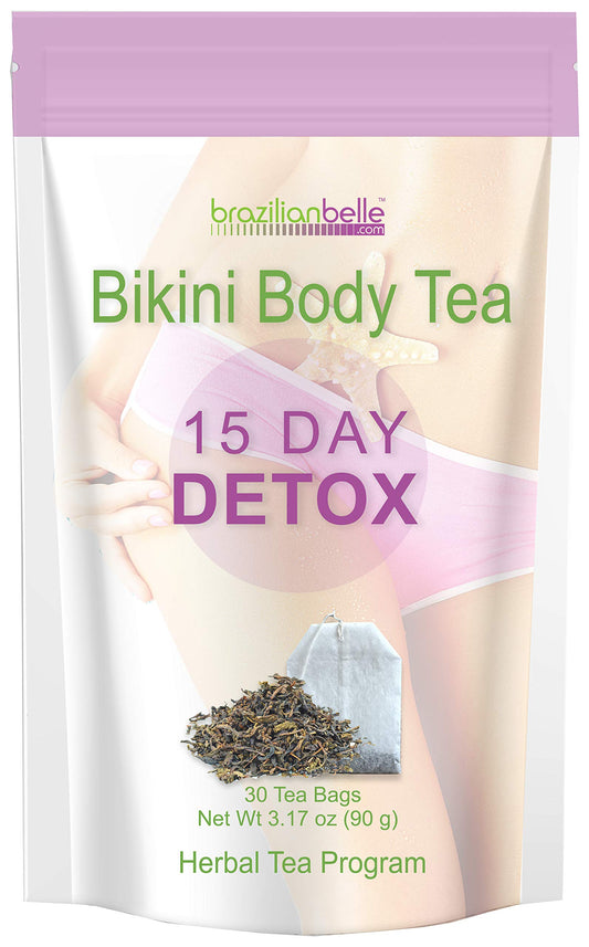 Bikini Body Detox Tea - Detoxify, Boosts Energy Levels, and Improves Complexion (15 Day Detox)