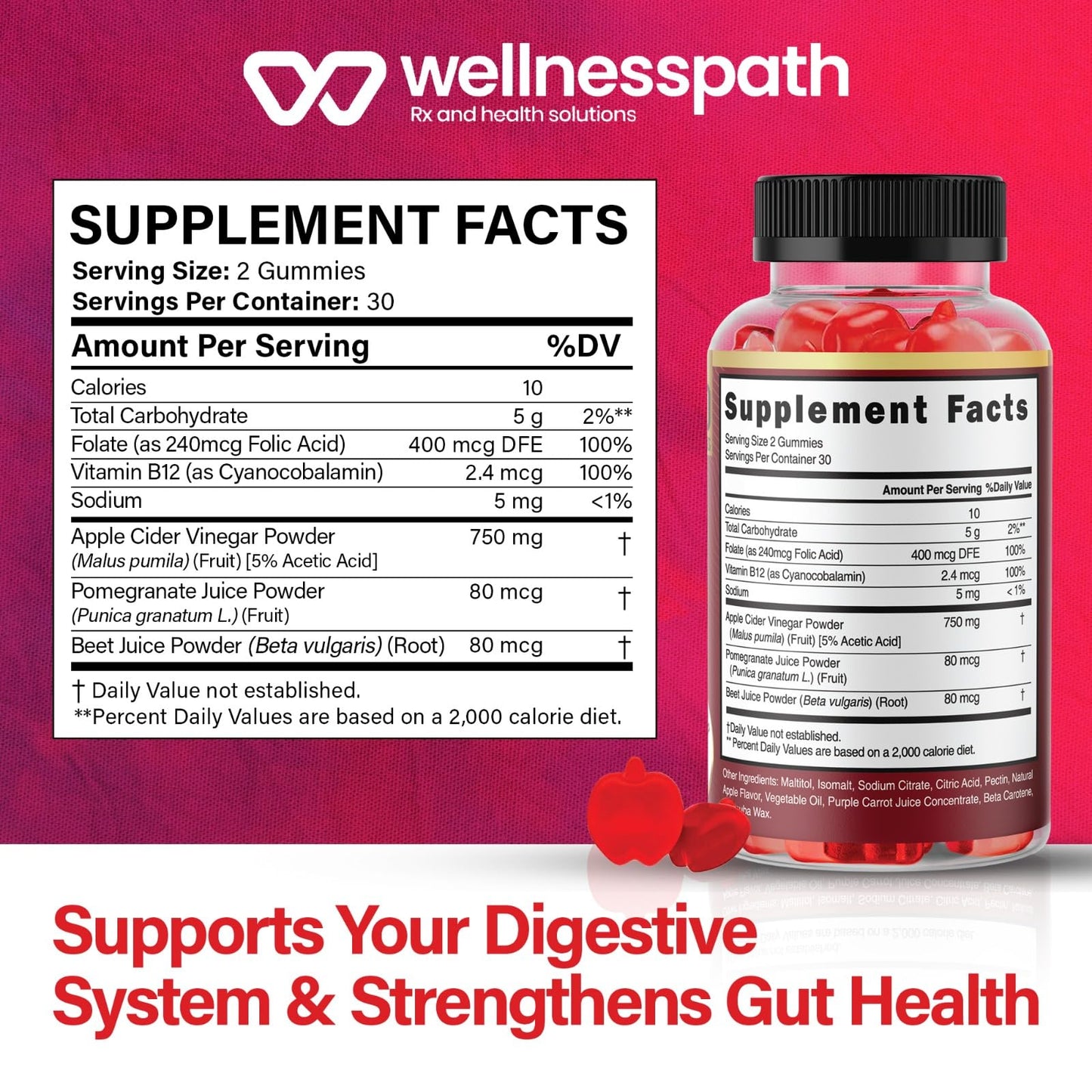 ACV Keto Gummies for Weight Loss, Sugar Free Fat Burning Gummies for Adult Women Men, Vegan Friendly, Appetite Supressant ACV Gummies Advanced Weight Loss for Detox, Cleanse and Digestion, 60 Counts