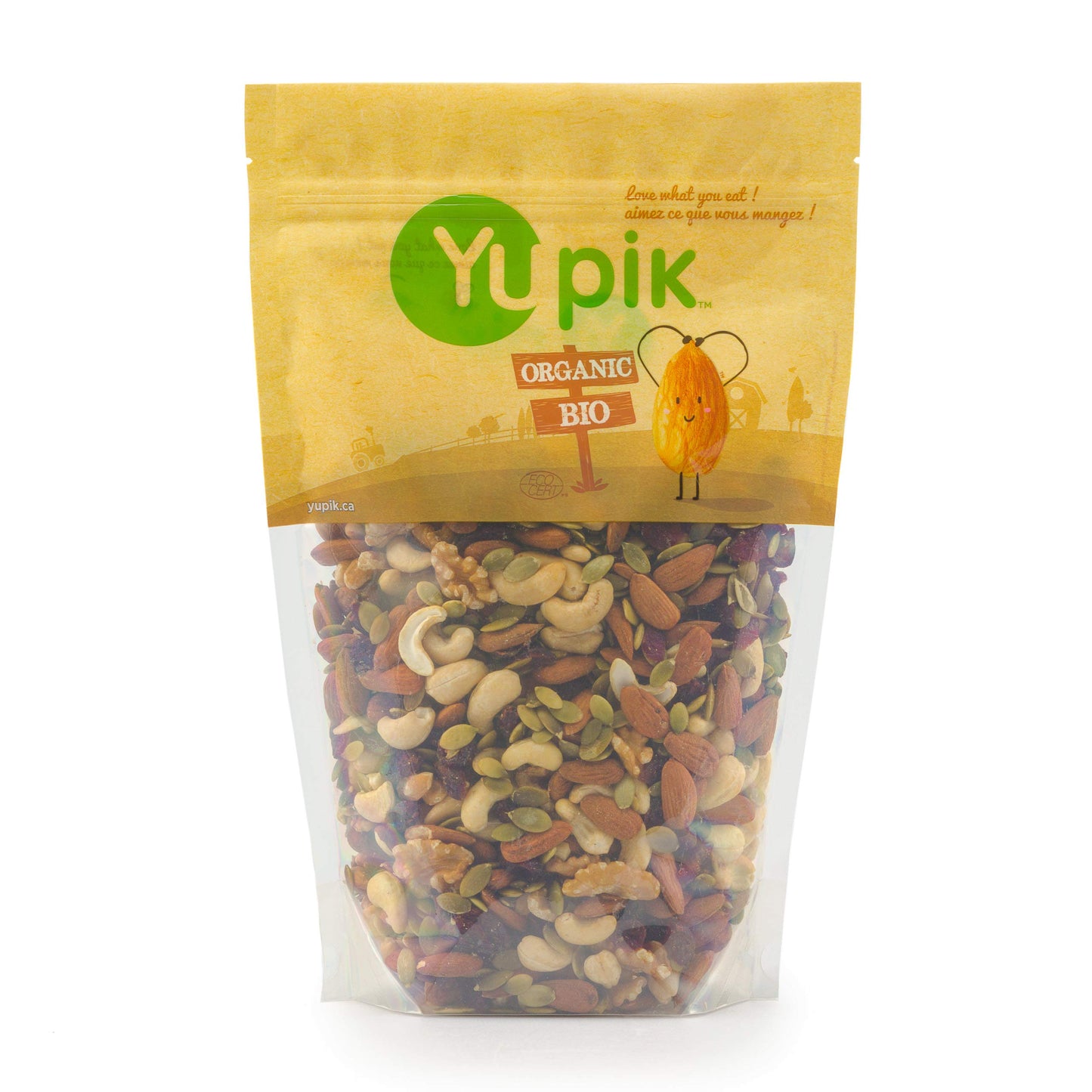 Yupik Organic Protein Boost Trail Mix 22 Lb A Mix Of Cashews Almonds Pumpkin Seeds Walnut Cranberries Pack of 1