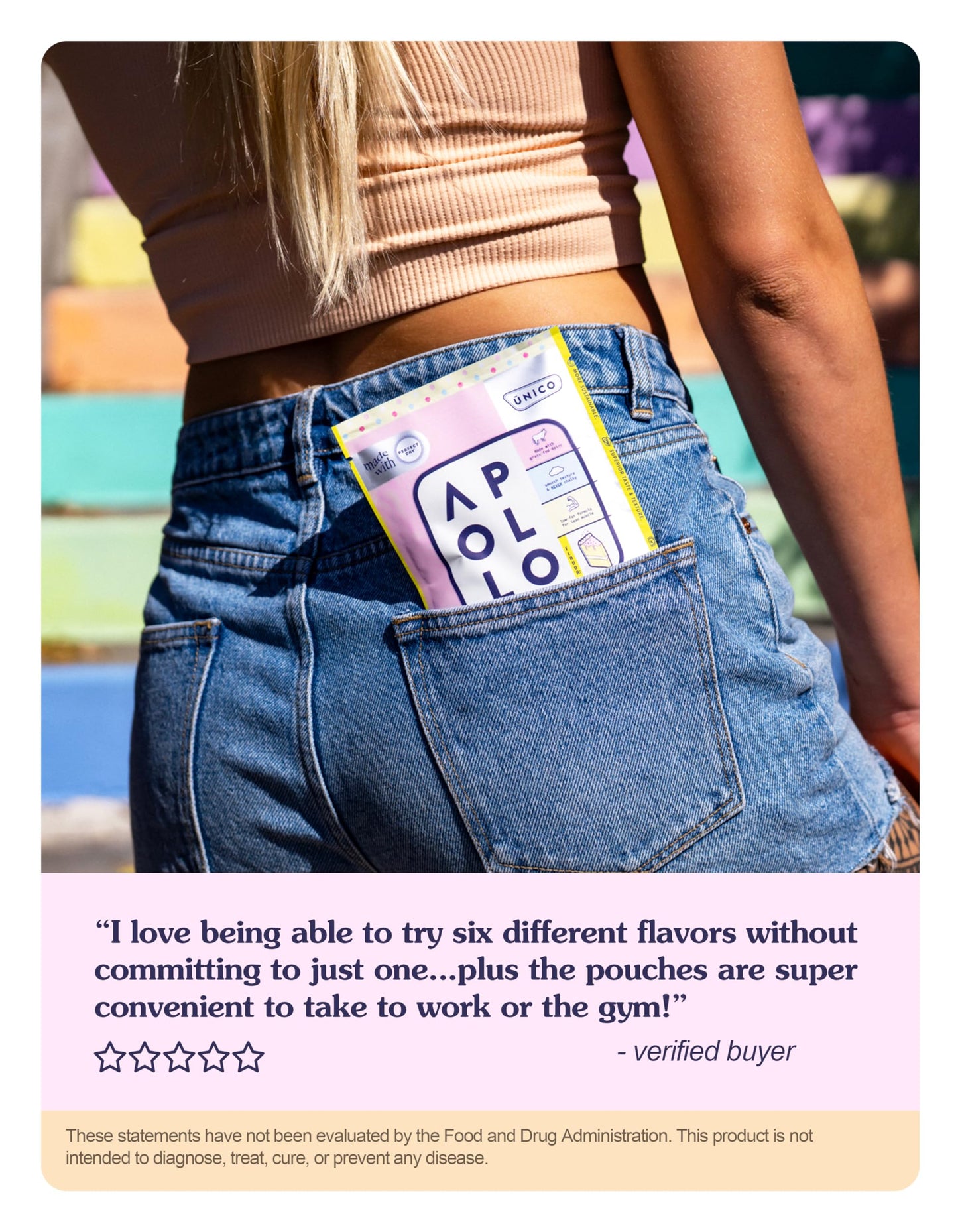 Unico Apollo Protein Powder Samples Variety Pack | Try 6 Flavors in 1 | Convenient Single-Serving Pouches | Non-Chalky Texture | 100% Grass-Fed Whey, Casein and Egg White Protein Formula