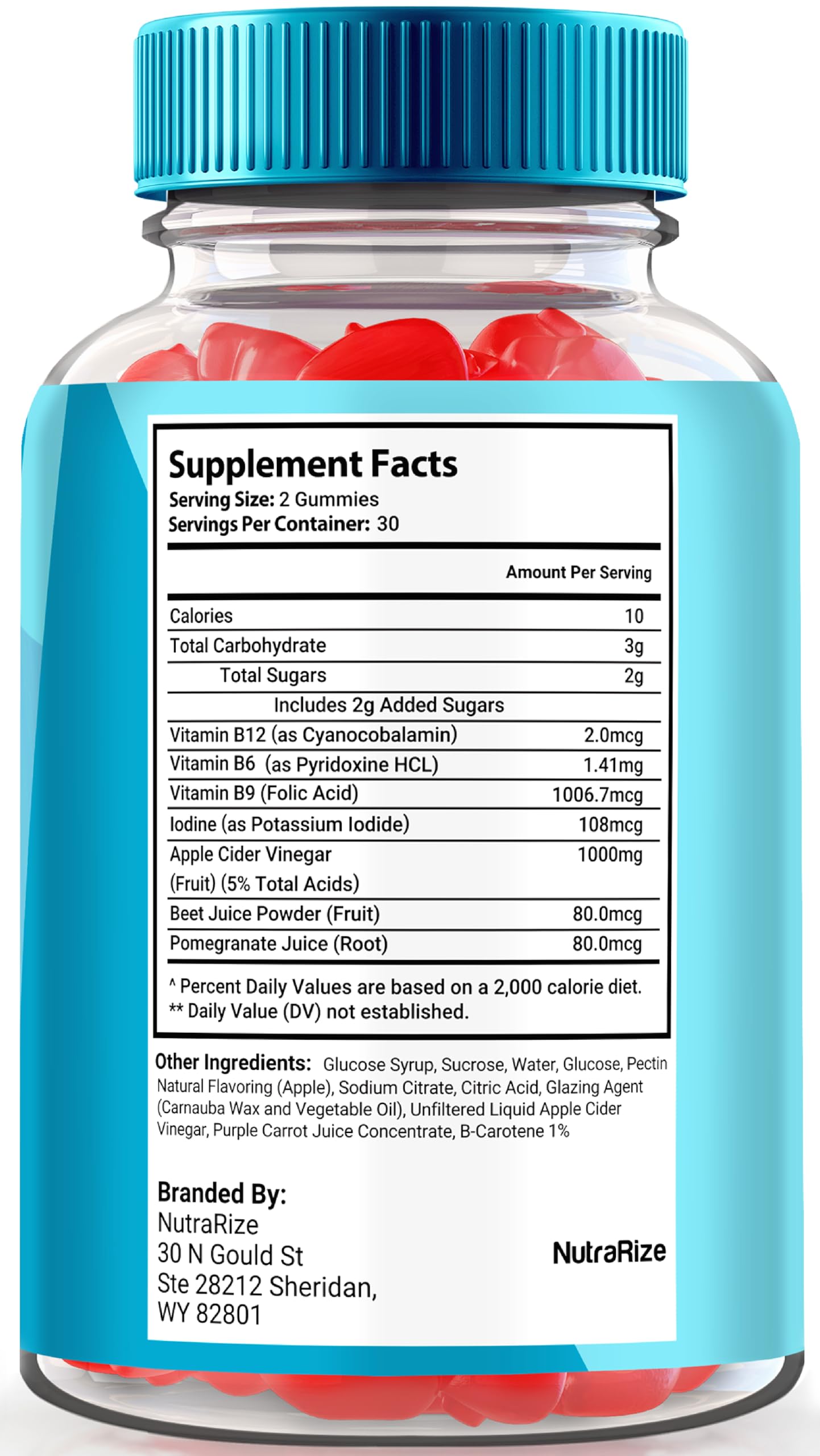 NutraRize (Pack of 2 Perfitly Active Keto ACV Gummies for Advanced Weight Loss, Maximum Strength Gummies, Keto + ACV Advanced Formula Supplement, Gomitas Reviews (120 Gummies)