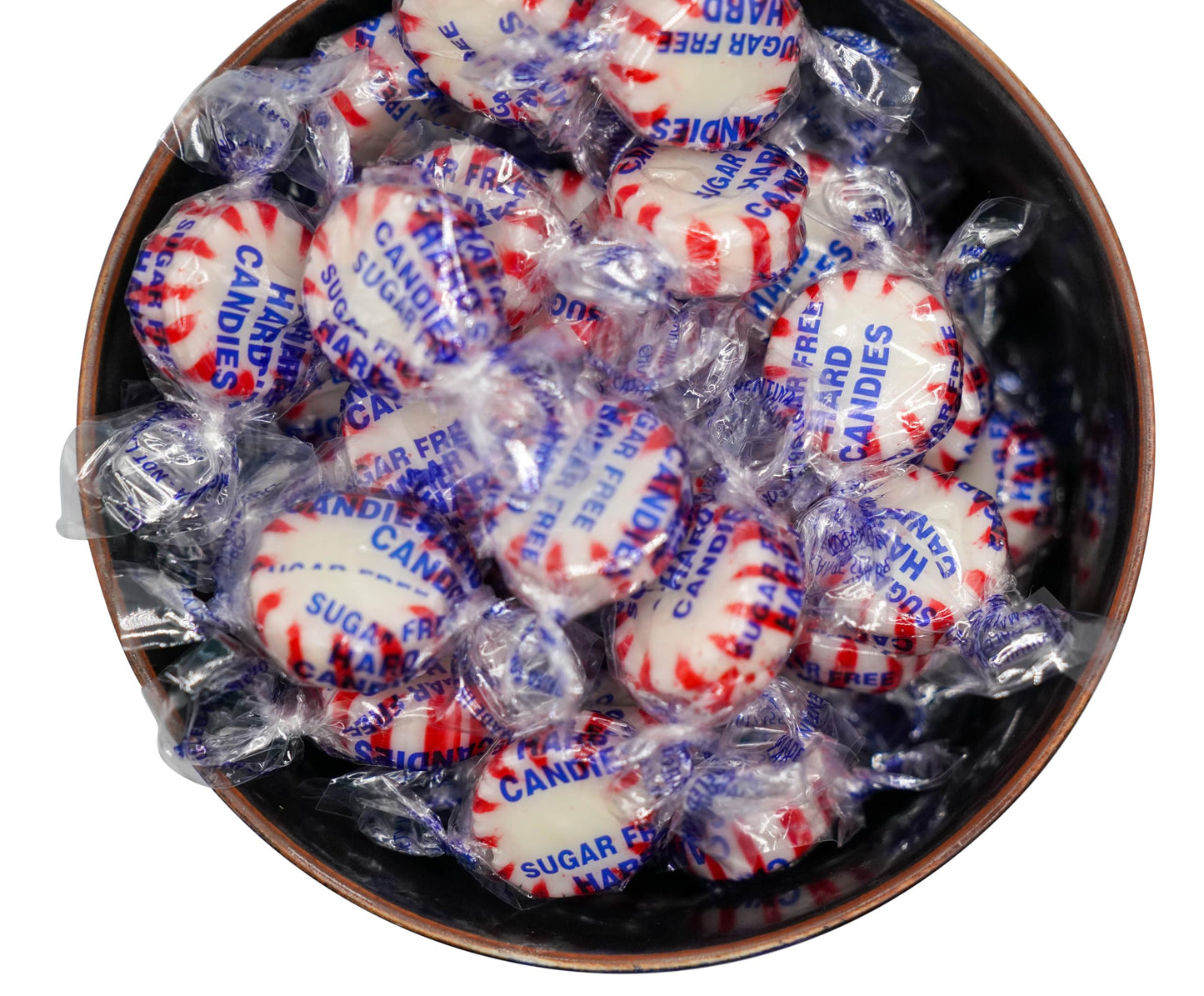 Sugar Free Peppermint Starlights  25 lbs of Individually Wrapped Hard Candy