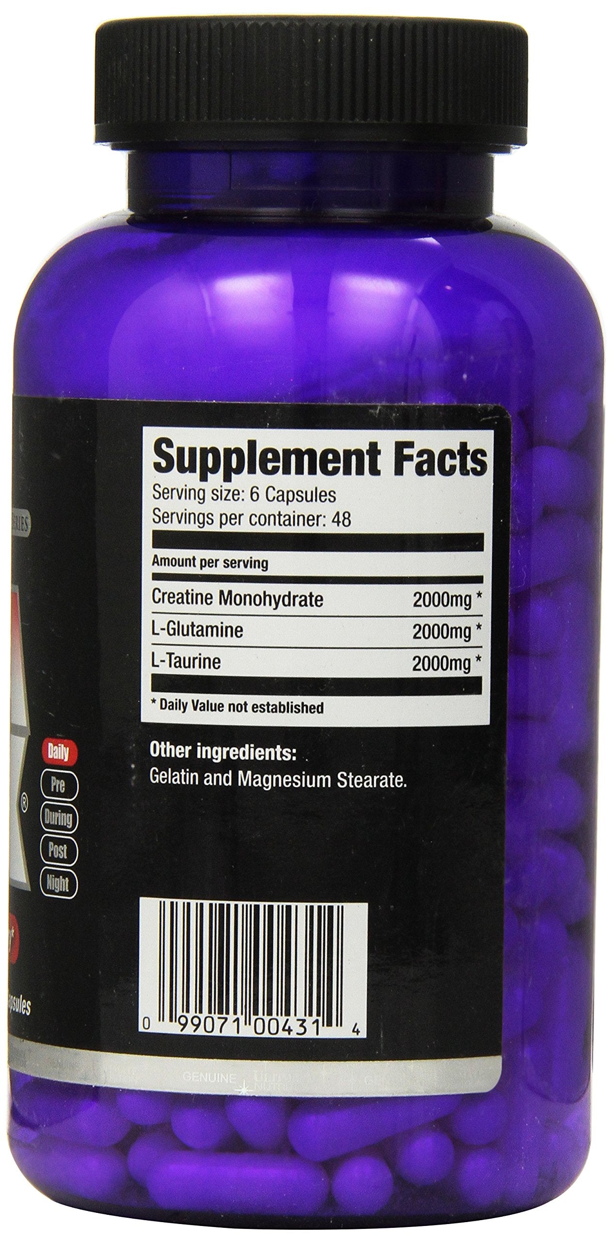 Ultimate Nutrition Biovolumizing Crea/Max, Capsules - 2000mg (288 Caps)
