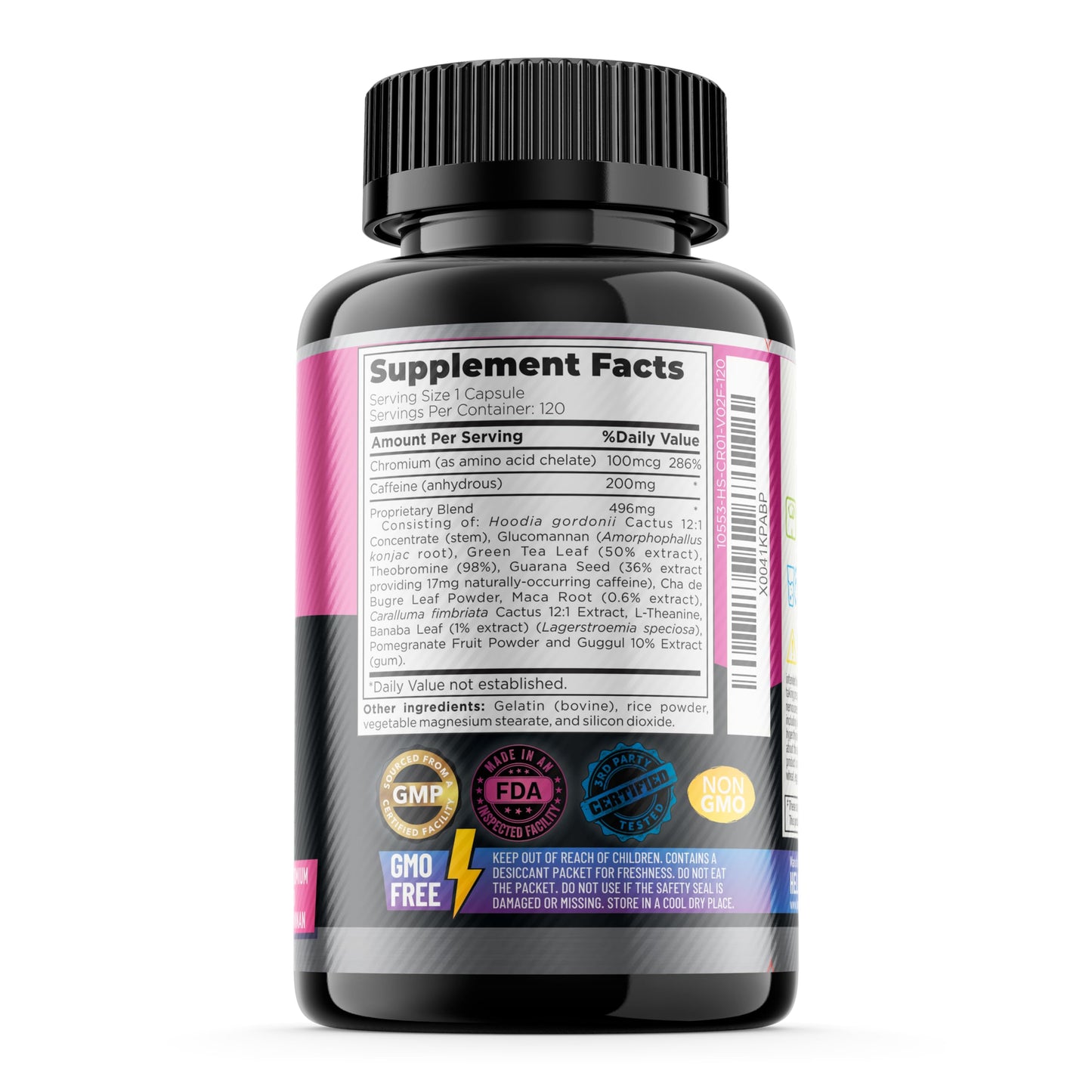 Helix Heal GLP-1 Supplement Weight Loss Diet Pills That Work Fast for Women - Appetite Suppressant for Weight Loss Women w/Chromium Picolinate & Glucomannan | 120 Capsules - 2-Month Supply